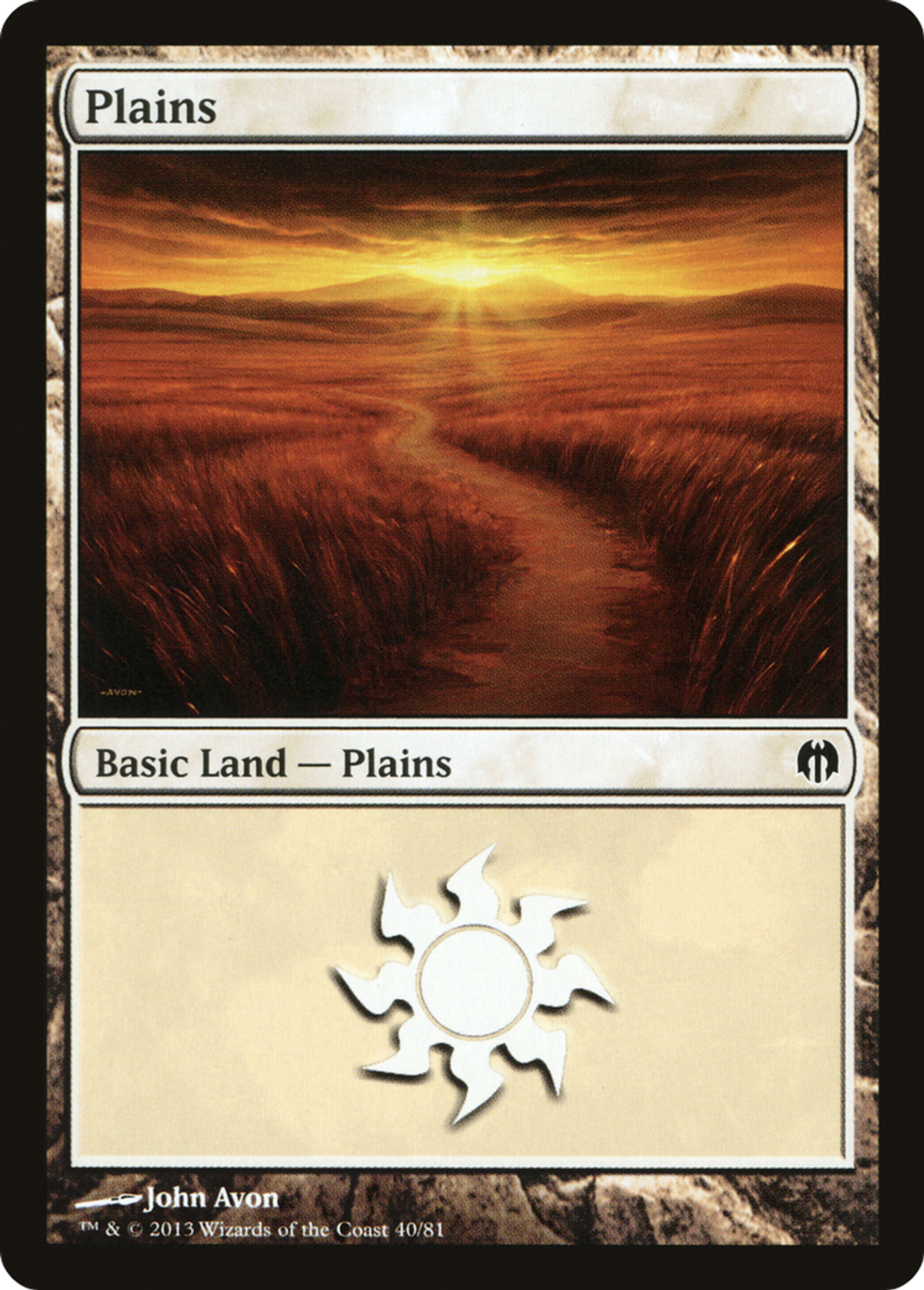 Plains — Duel Decks: Heroes vs. Monsters — Magic: The Gathering