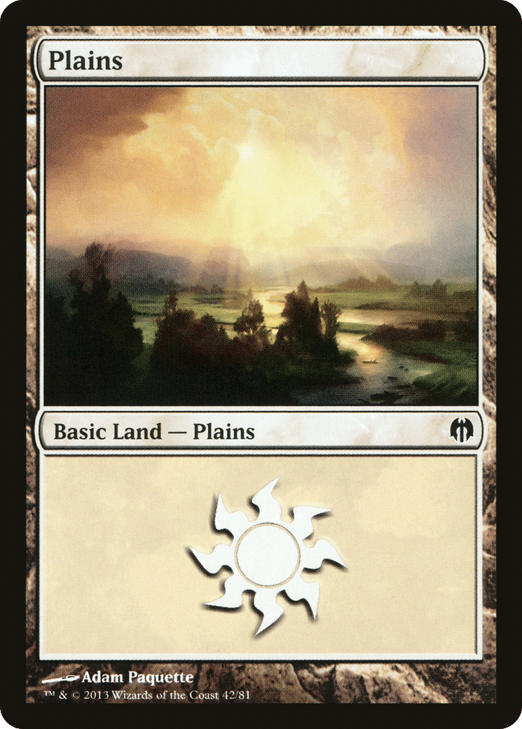 Plaine — Duel Decks: Heroes vs. Monsters — Magic: The Gathering