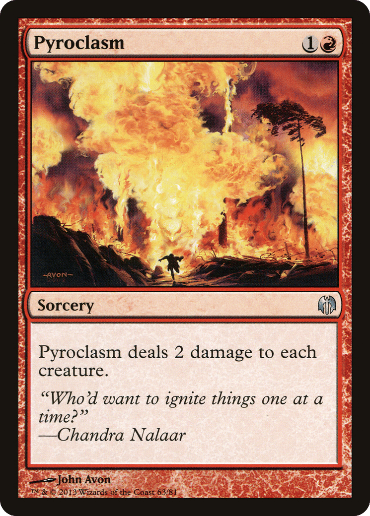 Pyroclasm — Duel Decks: Heroes vs. Monsters — Magic: The Gathering