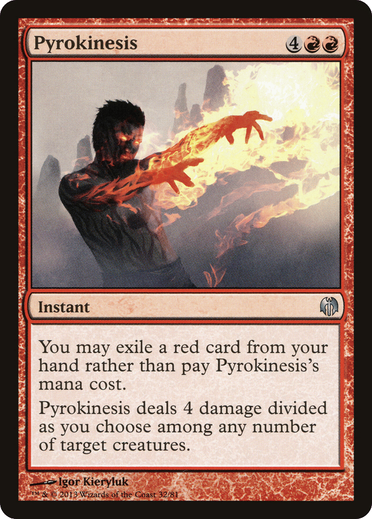 Pyrokinesis — Duel Decks: Heroes vs. Monsters — Magic: The Gathering