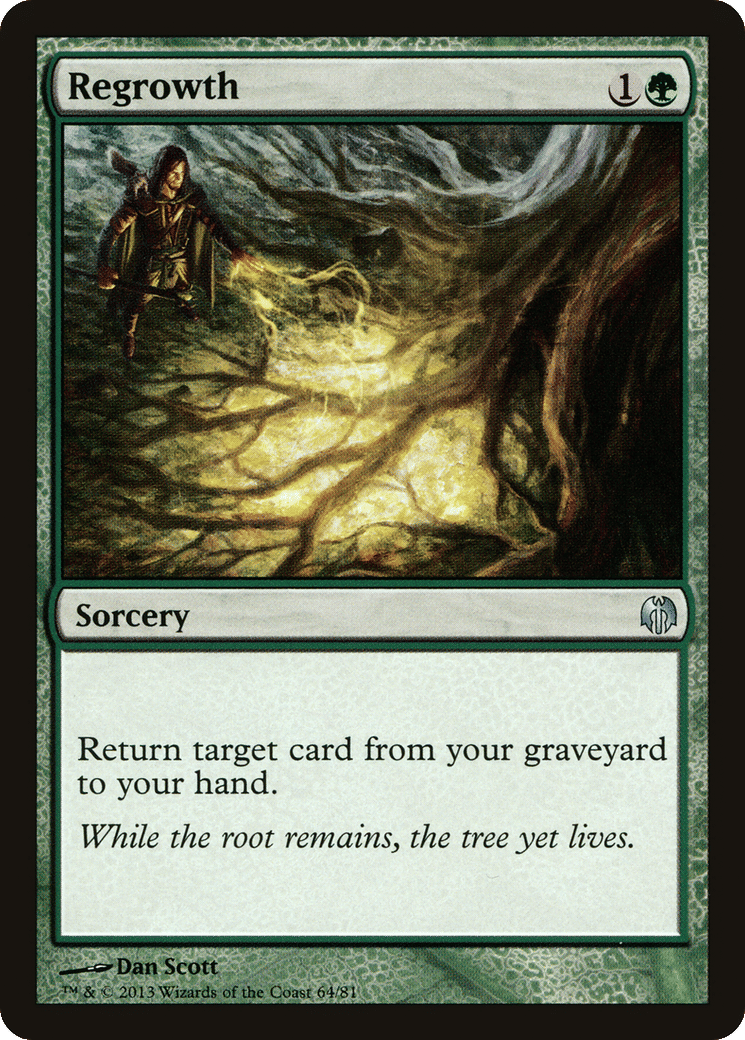 Regrowth — Duel Decks: Heroes vs. Monsters — Magic: The Gathering