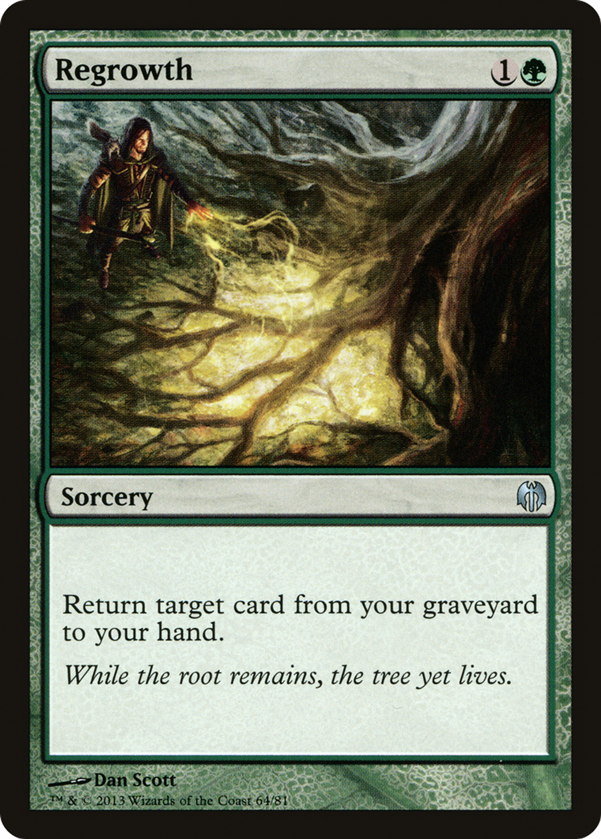 Regrowth — Duel Decks: Heroes vs. Monsters — Magic: The Gathering