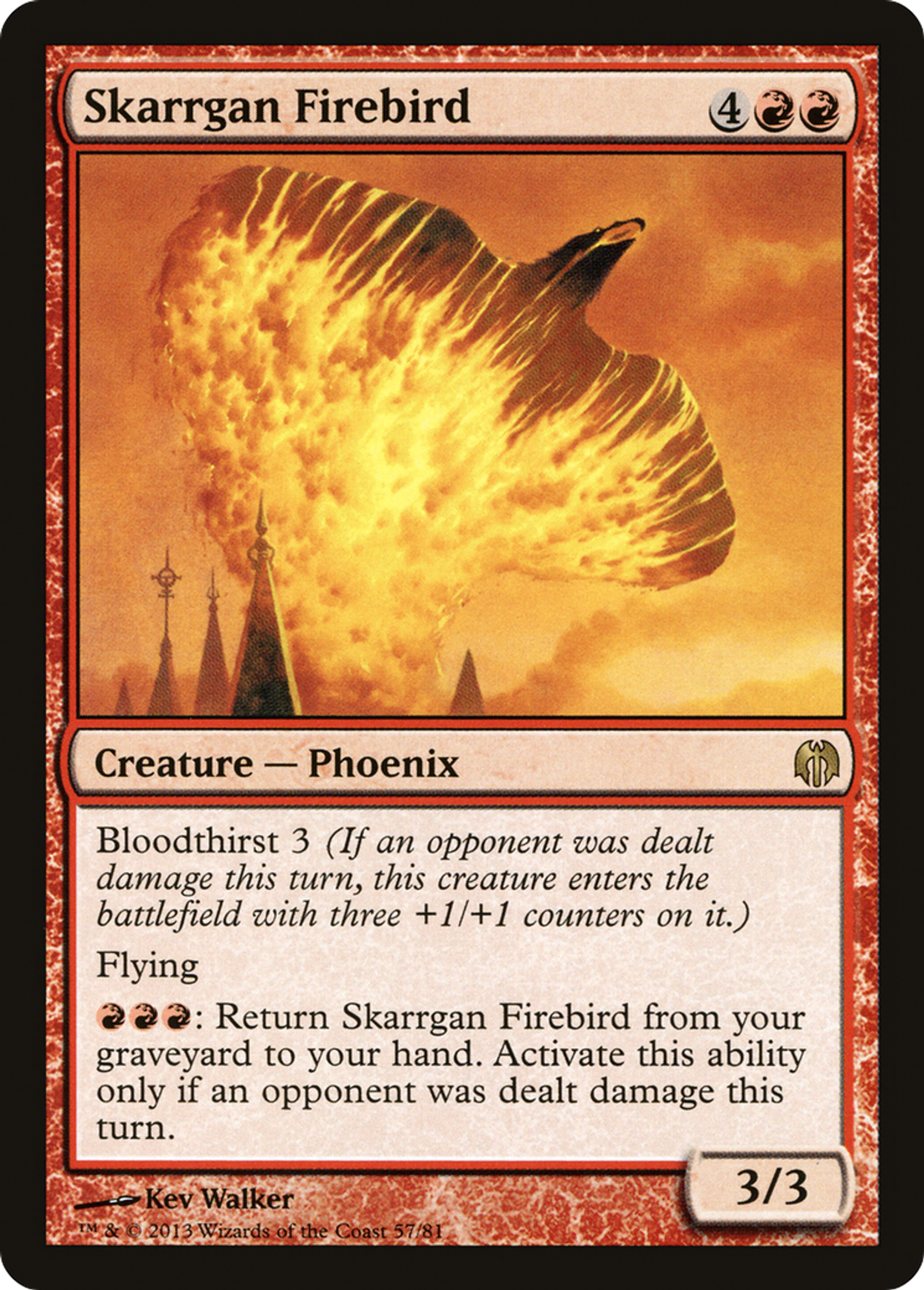 Skarrgan Firebird — Duel Decks: Heroes vs. Monsters — Magic: The Gathering