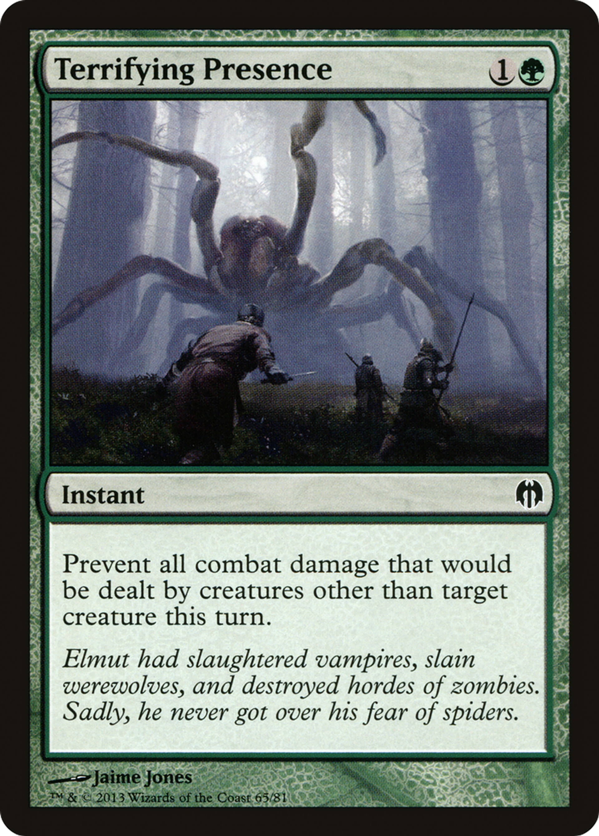 Terrifying Presence — Duel Decks: Heroes vs. Monsters — Magic: The Gathering