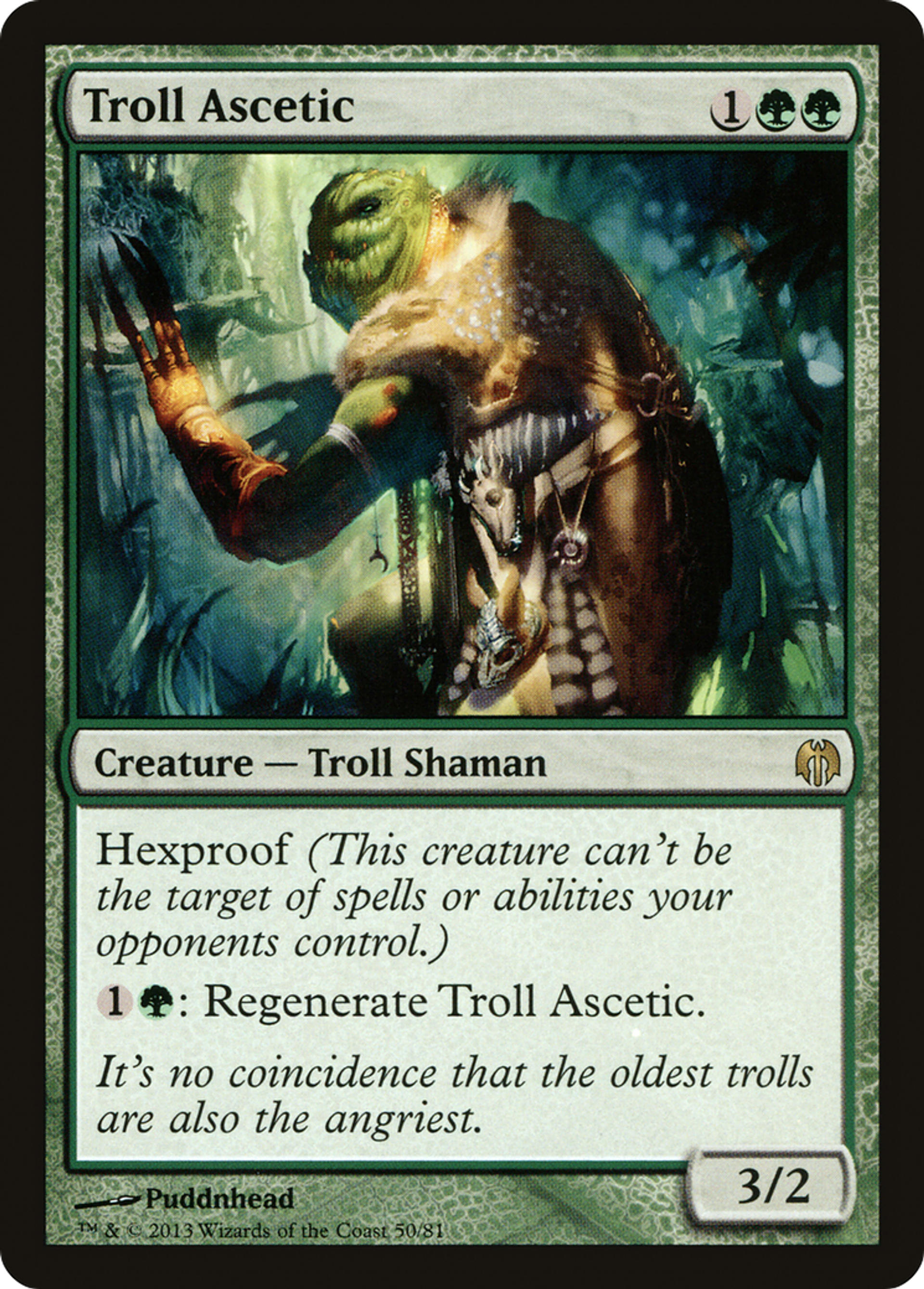 Troll Ascetic — Duel Decks: Heroes vs. Monsters — Magic: The Gathering