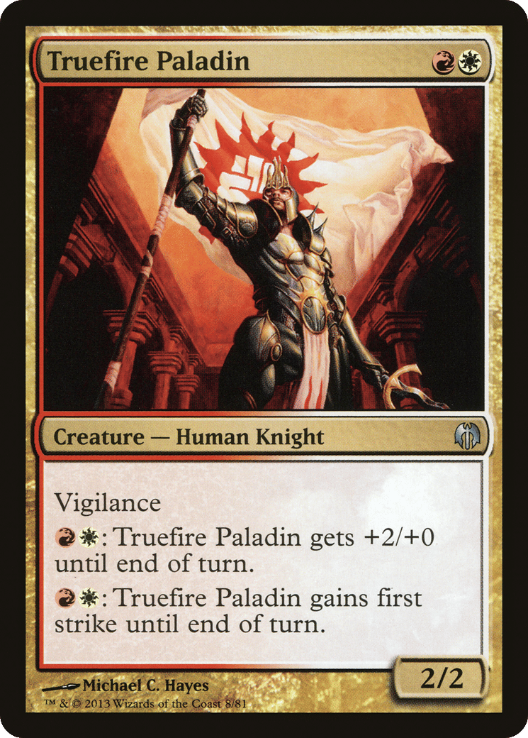 Truefire Paladin — Duel Decks: Heroes vs. Monsters — Magic: The Gathering