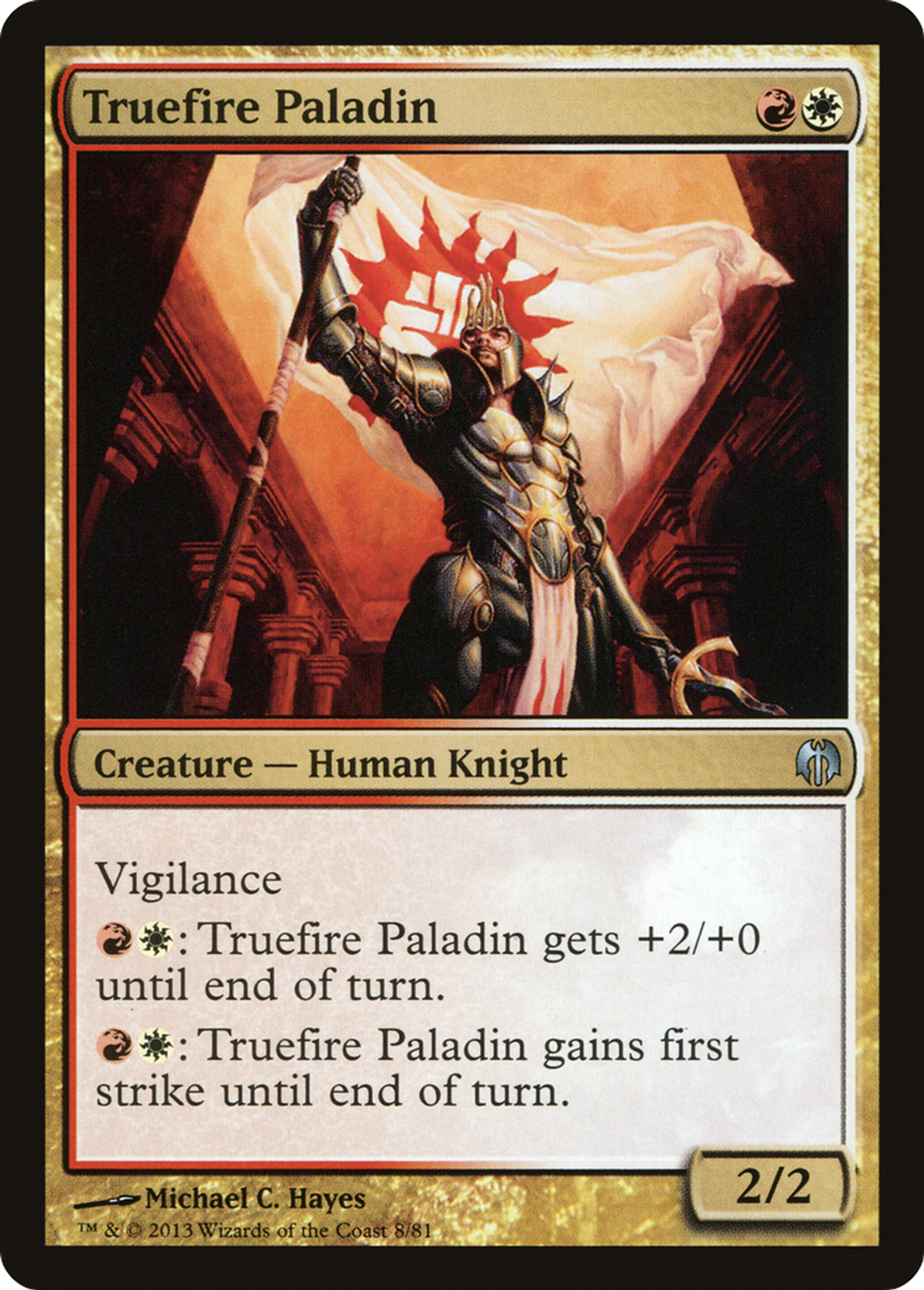 Truefire Paladin — Duel Decks: Heroes vs. Monsters — Magic: The Gathering