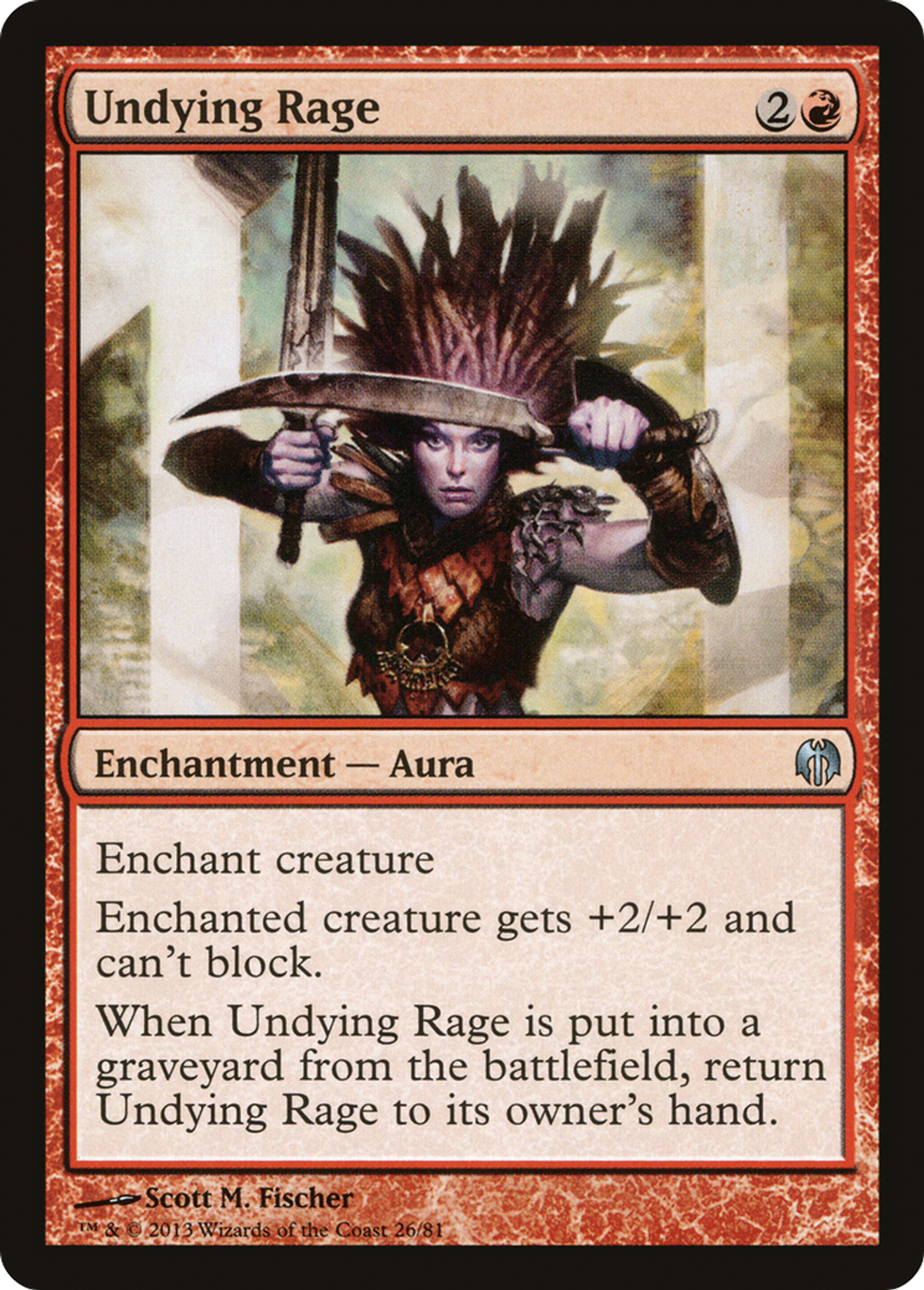 Undying Rage — Duel Decks: Heroes vs. Monsters — Magic: The Gathering