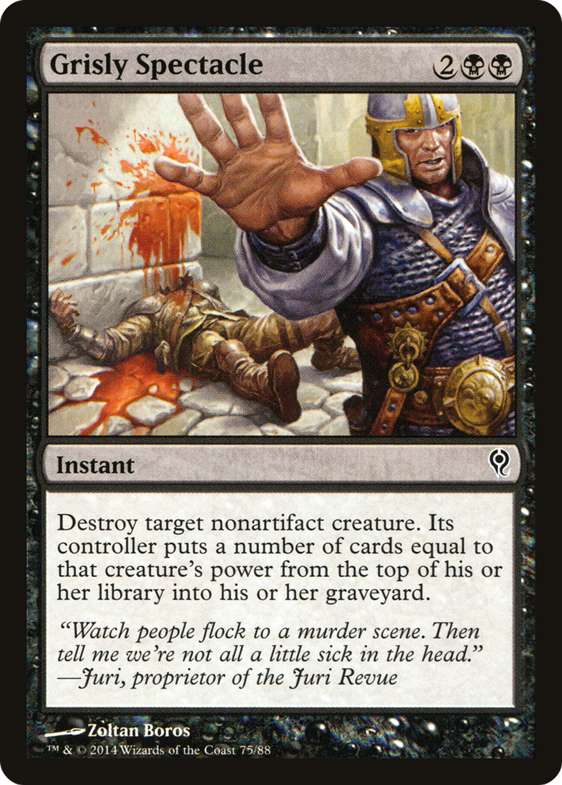 Grisly Spectacle — Duel Decks: Jace vs. Vraska — Magic: The Gathering