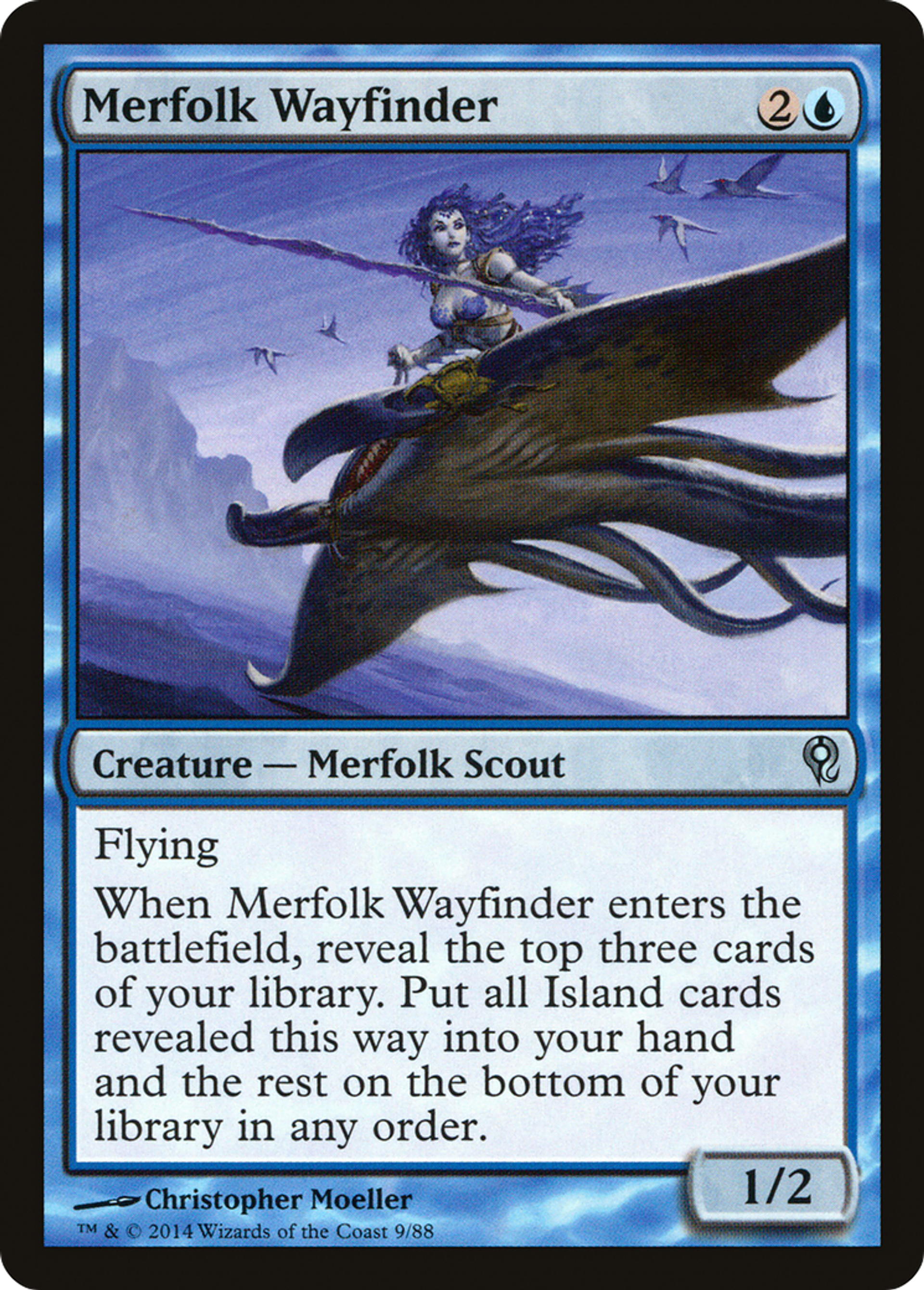 Merfolk Wayfinder — Duel Decks: Jace vs. Vraska — Magic: The Gathering