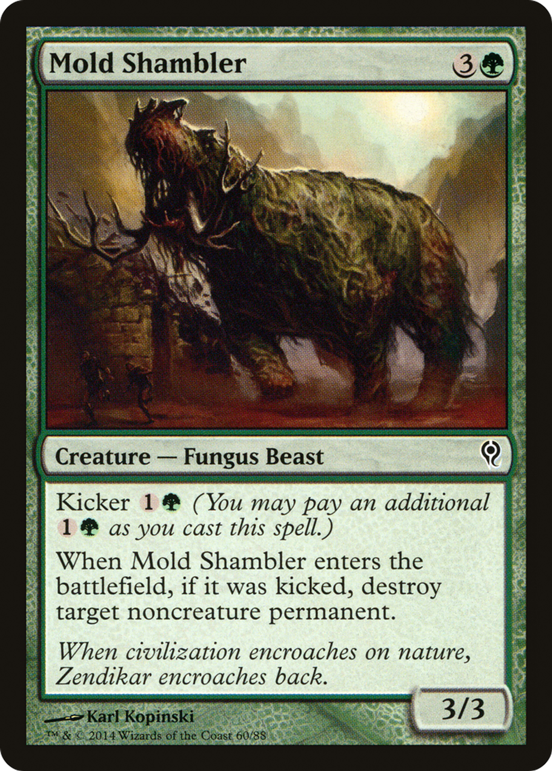 Mold Shambler — Duel Decks: Jace vs. Vraska — Magic: The Gathering