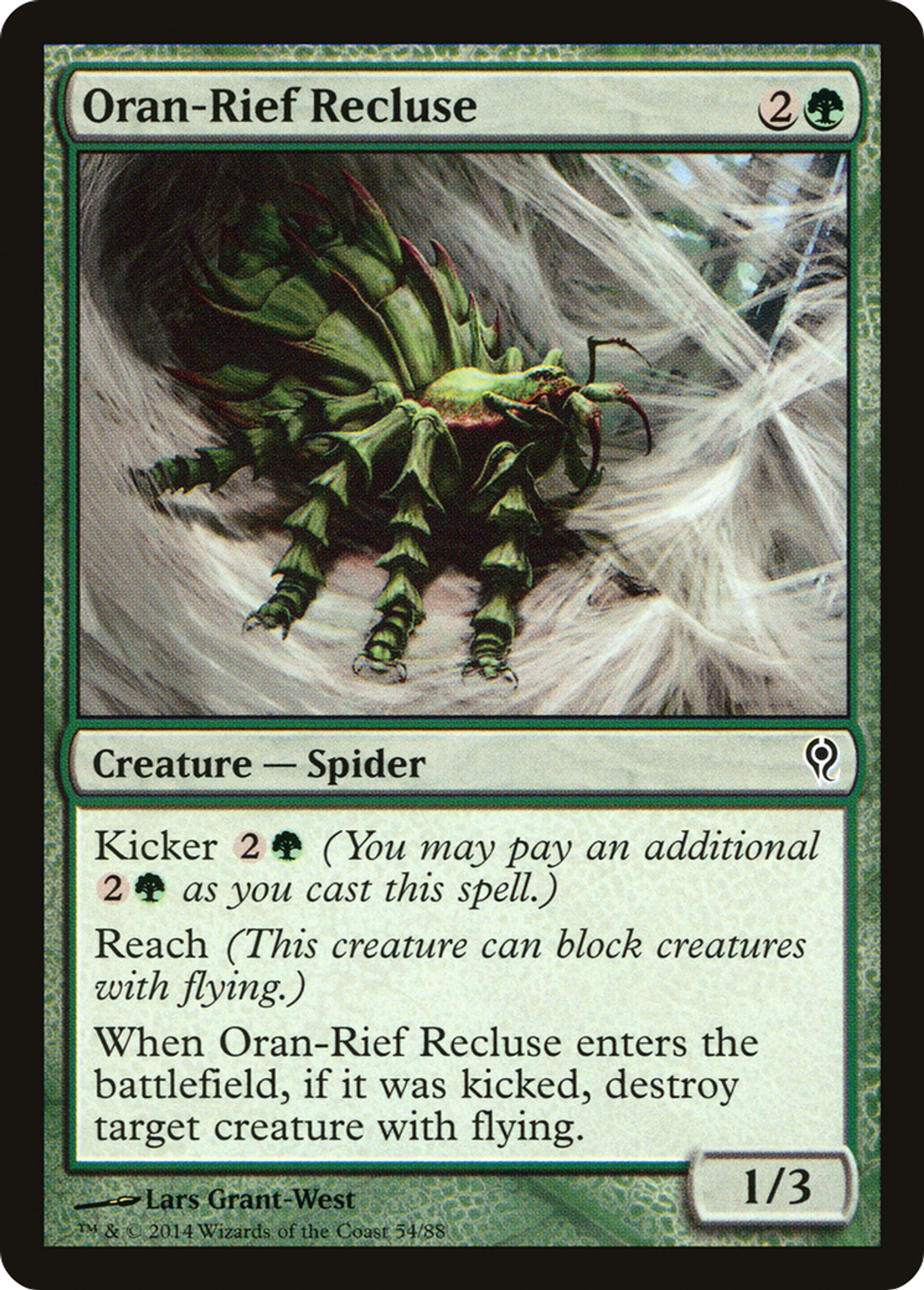 Oran-Rief Recluse — Duel Decks: Jace vs. Vraska — Magic: The Gathering