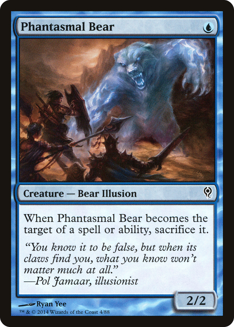 Phantasmal Bear — Duel Decks: Jace vs. Vraska — Magic: The Gathering