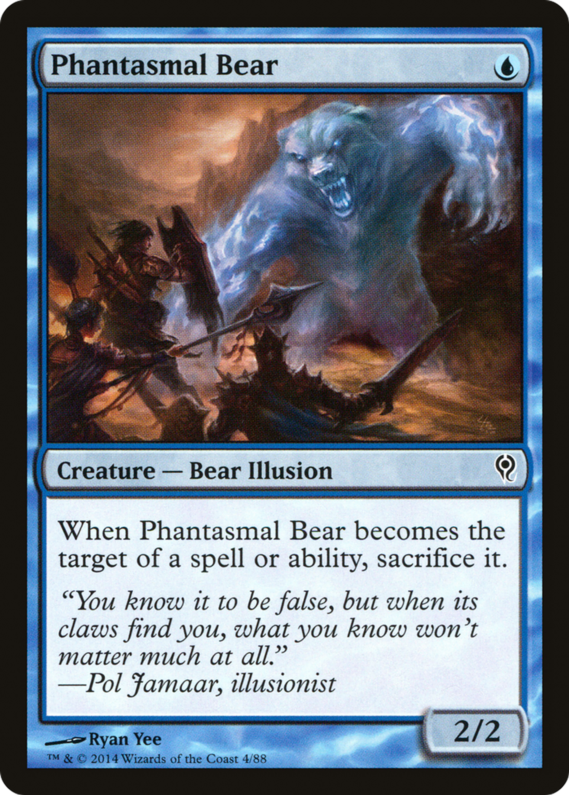 Phantasmal Bear — Duel Decks: Jace vs. Vraska — Magic: The Gathering