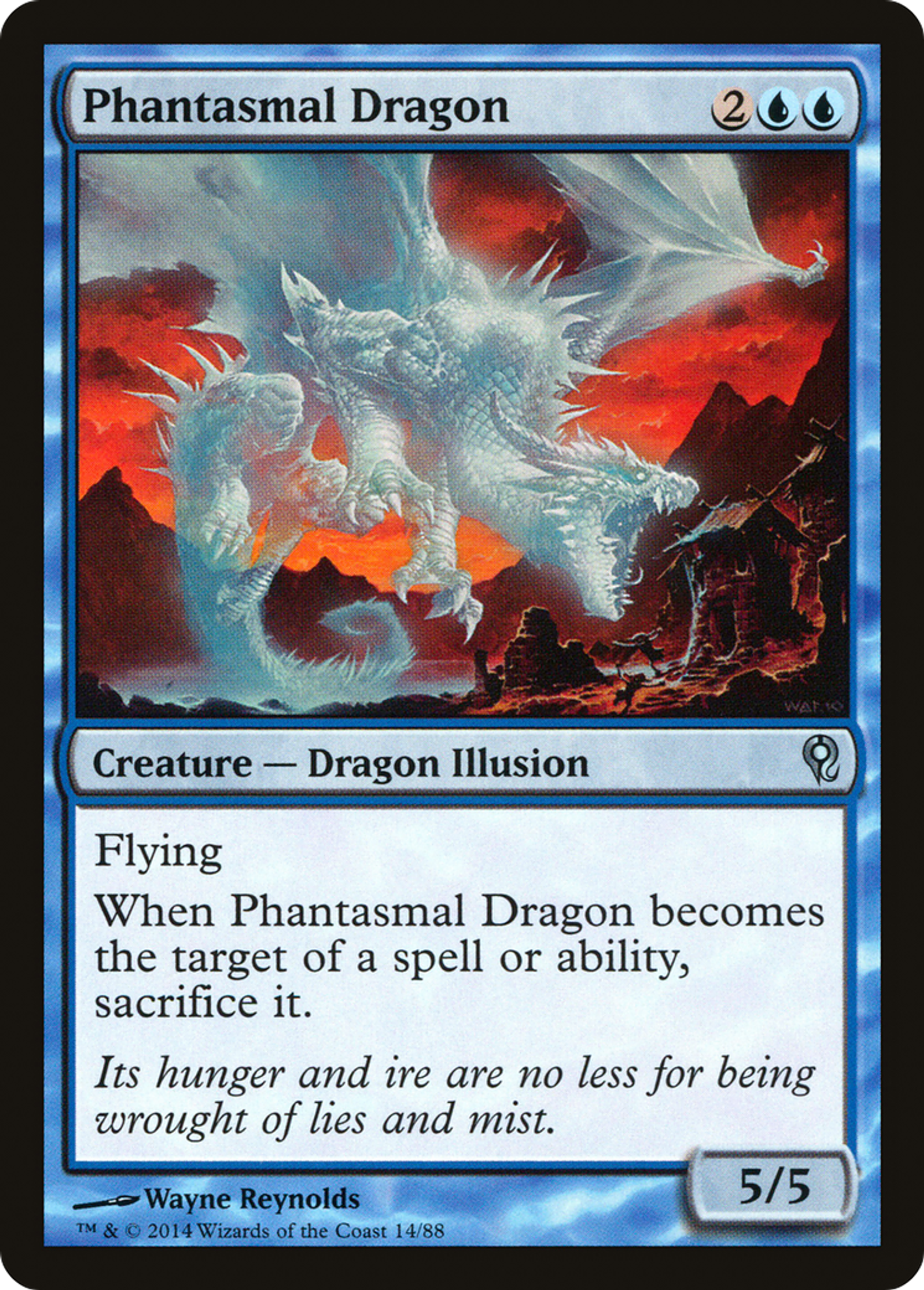 Phantasmal Dragon — Duel Decks: Jace vs. Vraska — Magic: The Gathering
