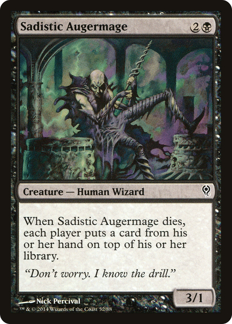Sadistic Augermage — Duel Decks: Jace vs. Vraska — Magic: The Gathering