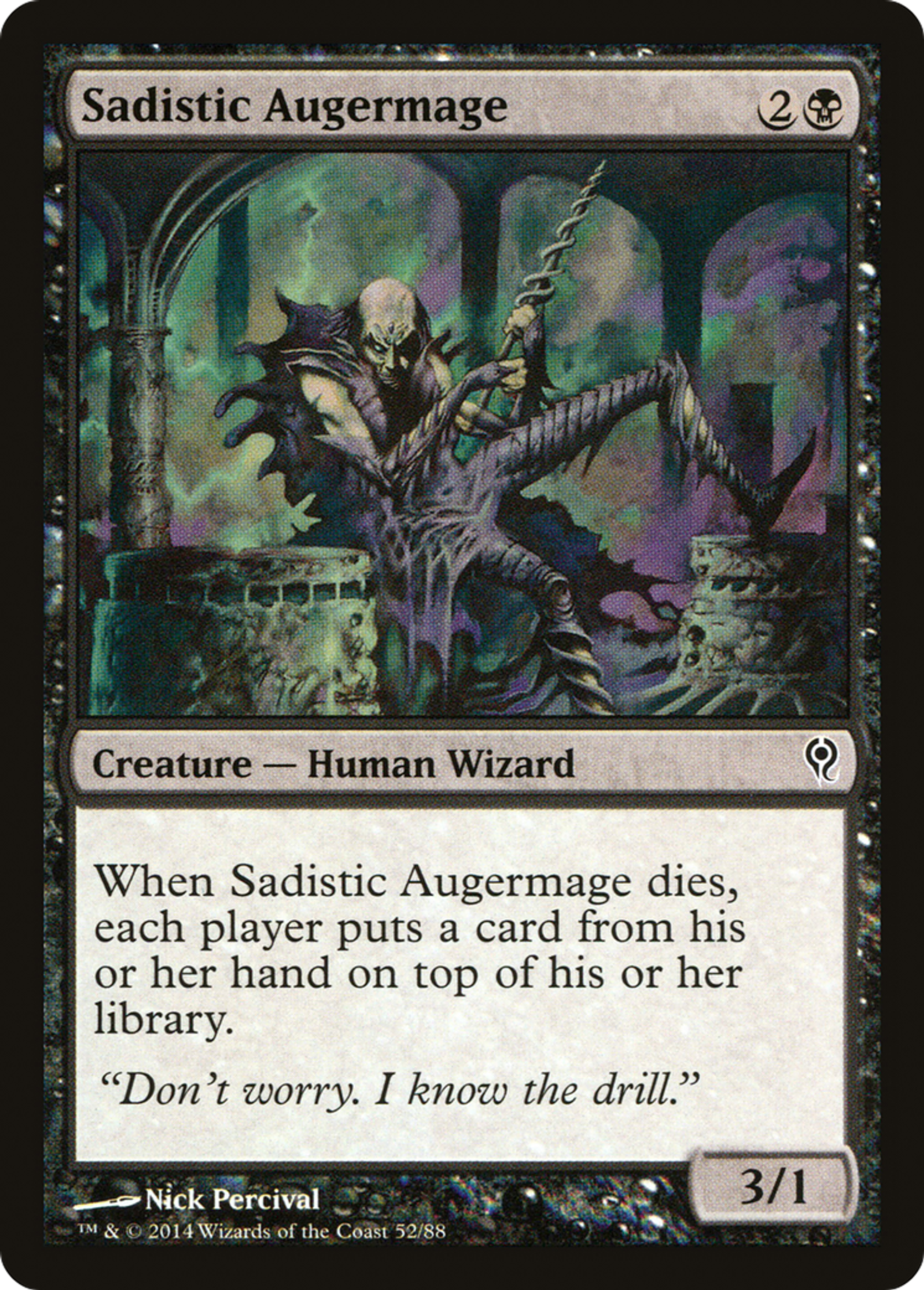 Sadistic Augermage — Duel Decks: Jace vs. Vraska — Magic: The Gathering