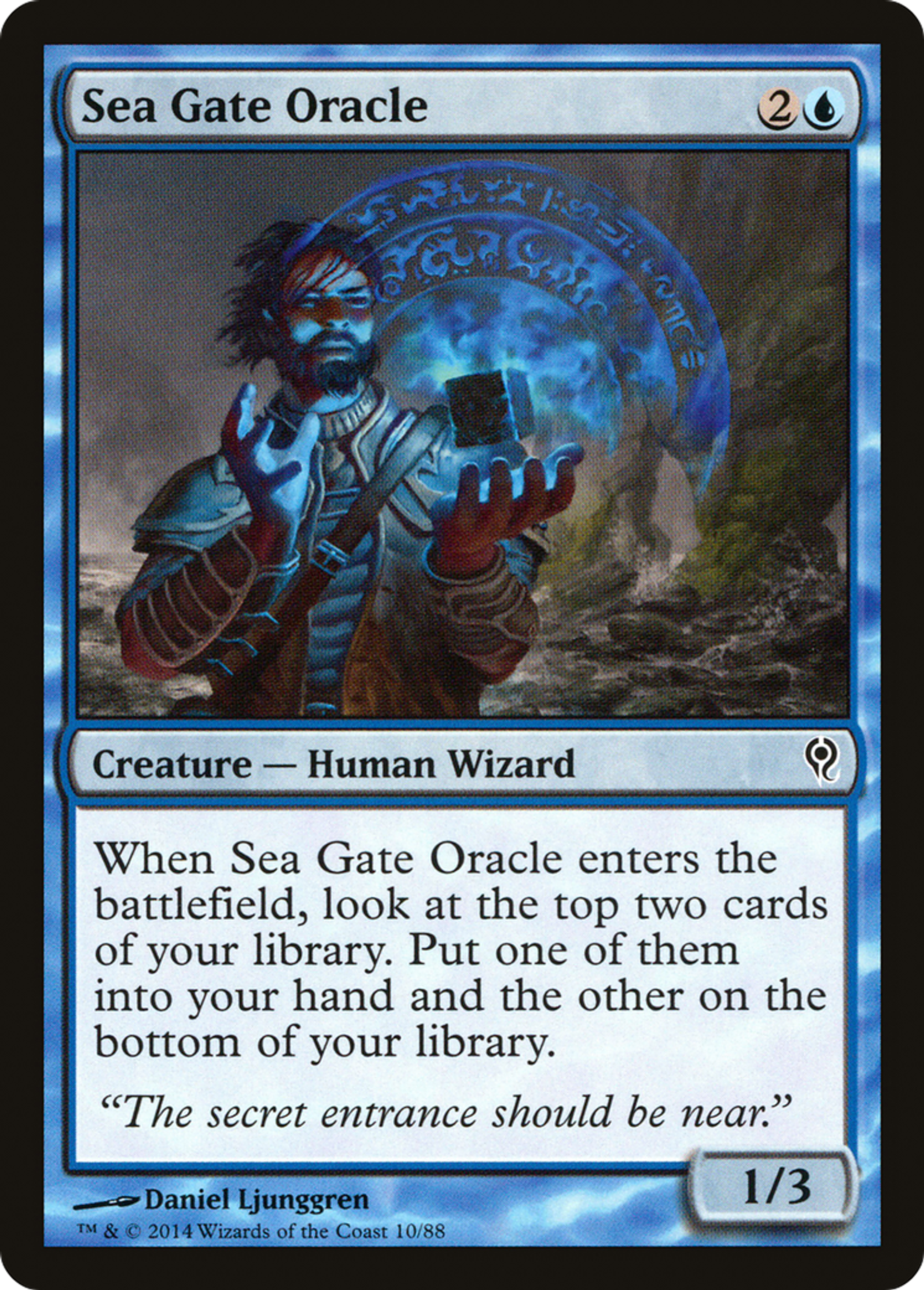 Sea Gate Oracle — Duel Decks: Jace vs. Vraska — Magic: The Gathering