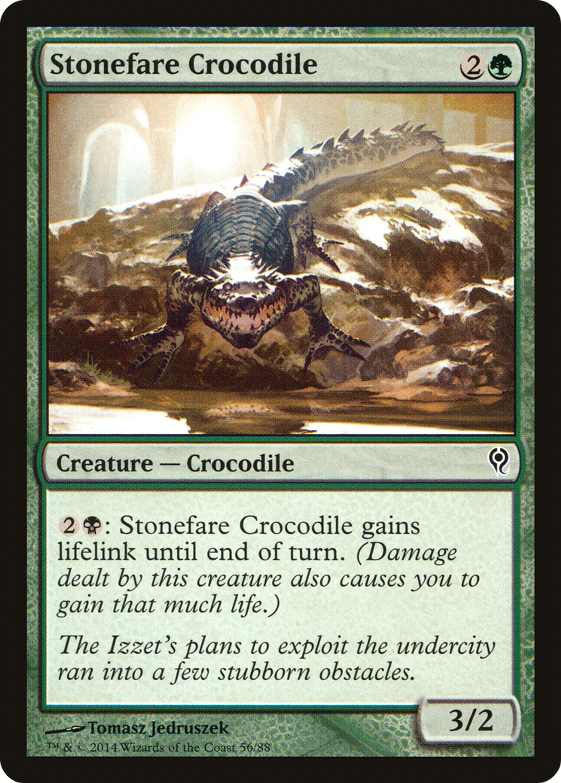 Stonefare Crocodile — Duel Decks: Jace vs. Vraska — Magic: The Gathering