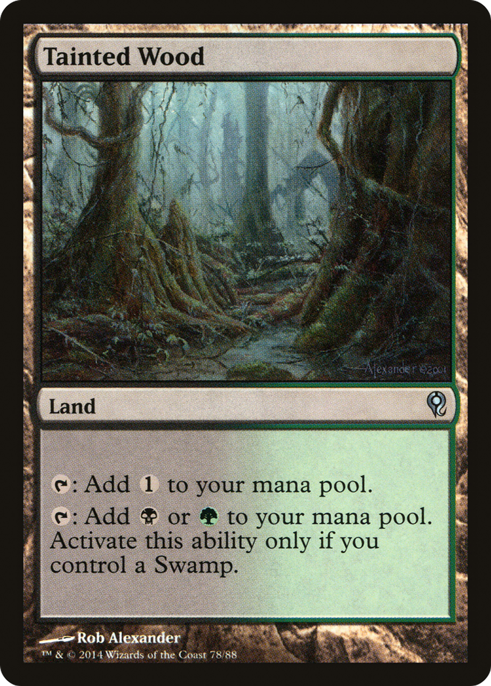 Tainted Wood — Duel Decks: Jace vs. Vraska — Magic: The Gathering