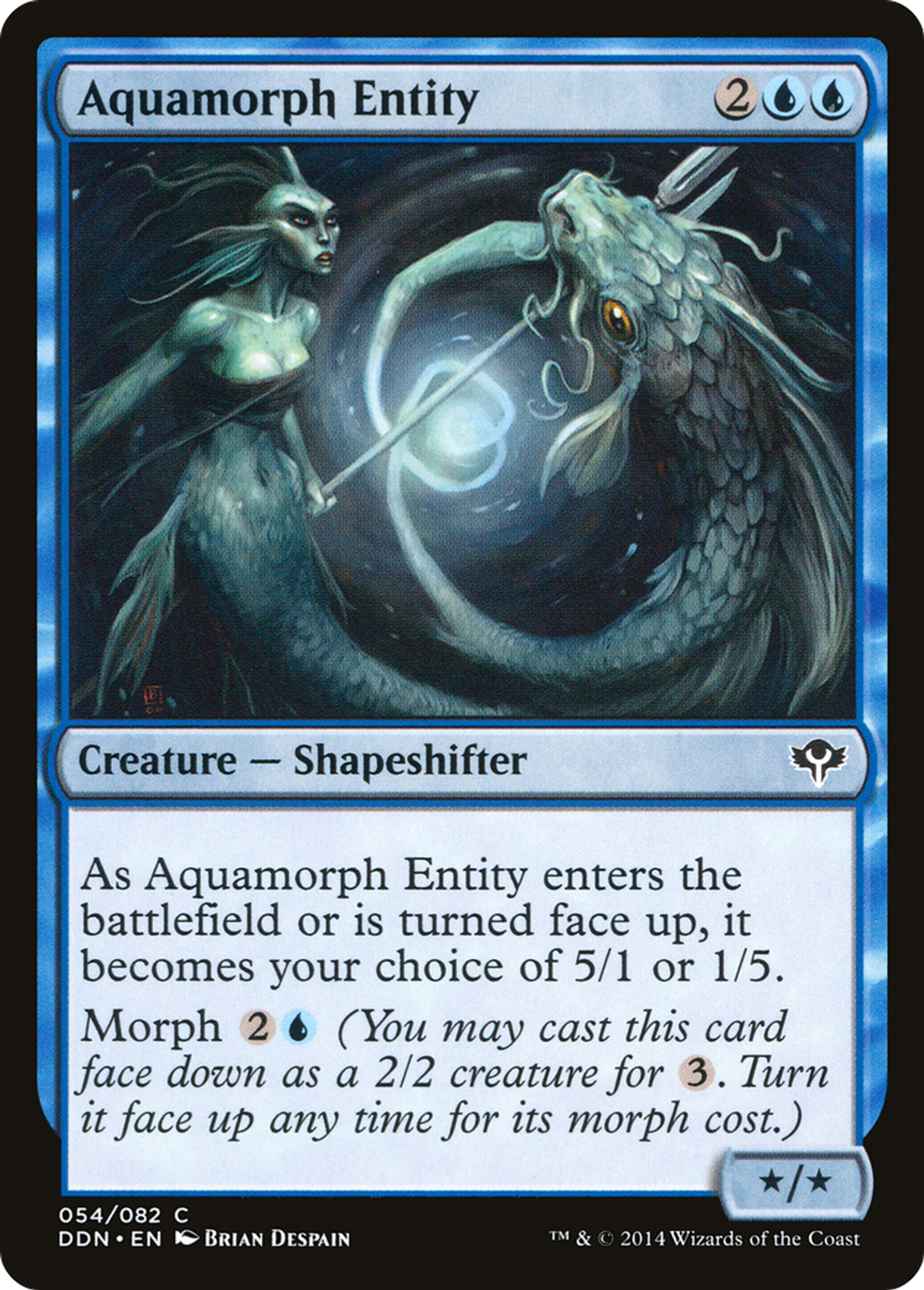 Aquamorph Entity — Duel Decks: Speed vs. Cunning — Magic: The Gathering