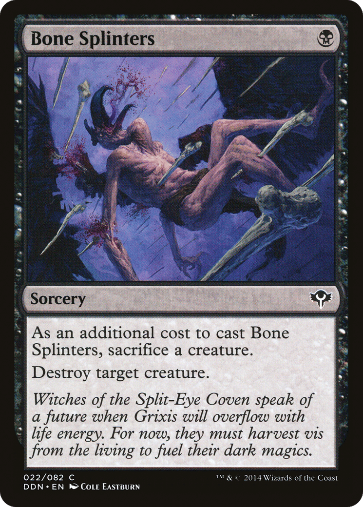 Bone Splinters — Duel Decks: Speed vs. Cunning — Magic: The Gathering