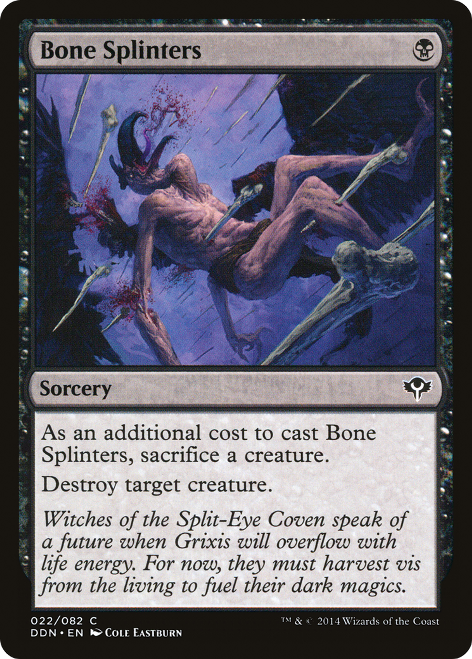 Bone Splinters — Duel Decks: Speed vs. Cunning — Magic: The Gathering