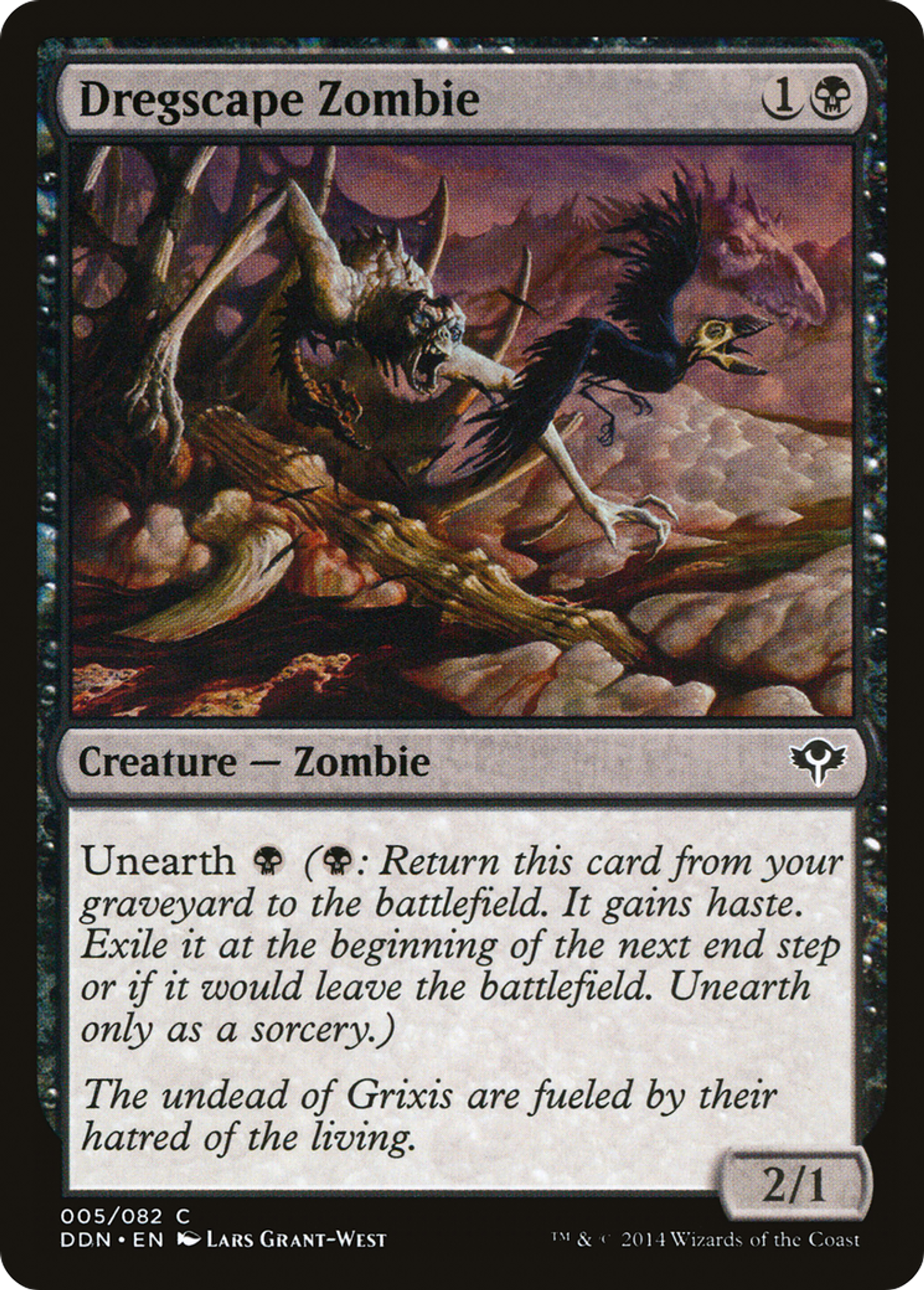 Dregscape Zombie — Duel Decks: Speed vs. Cunning — Magic: The Gathering
