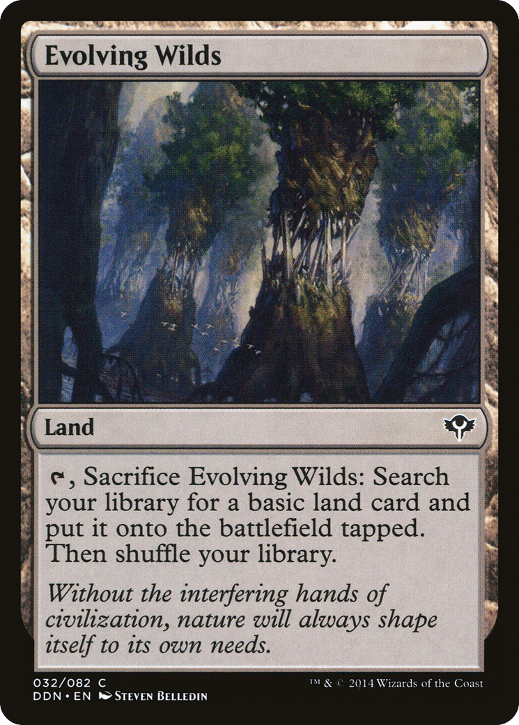 Evolving Wilds — Duel Decks: Speed vs. Cunning — Magic: The Gathering