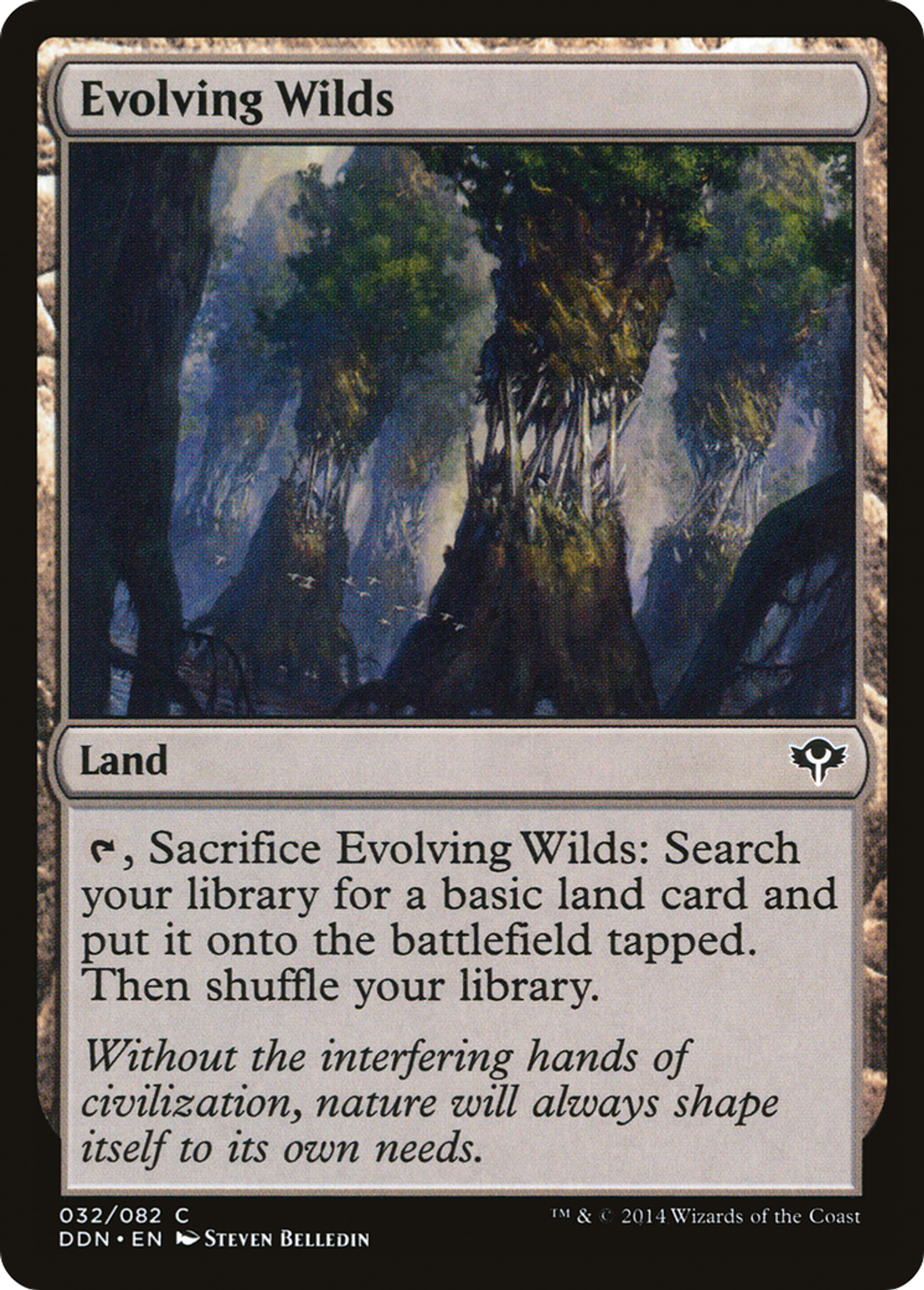 Evolving Wilds — Duel Decks: Speed vs. Cunning — Magic: The Gathering