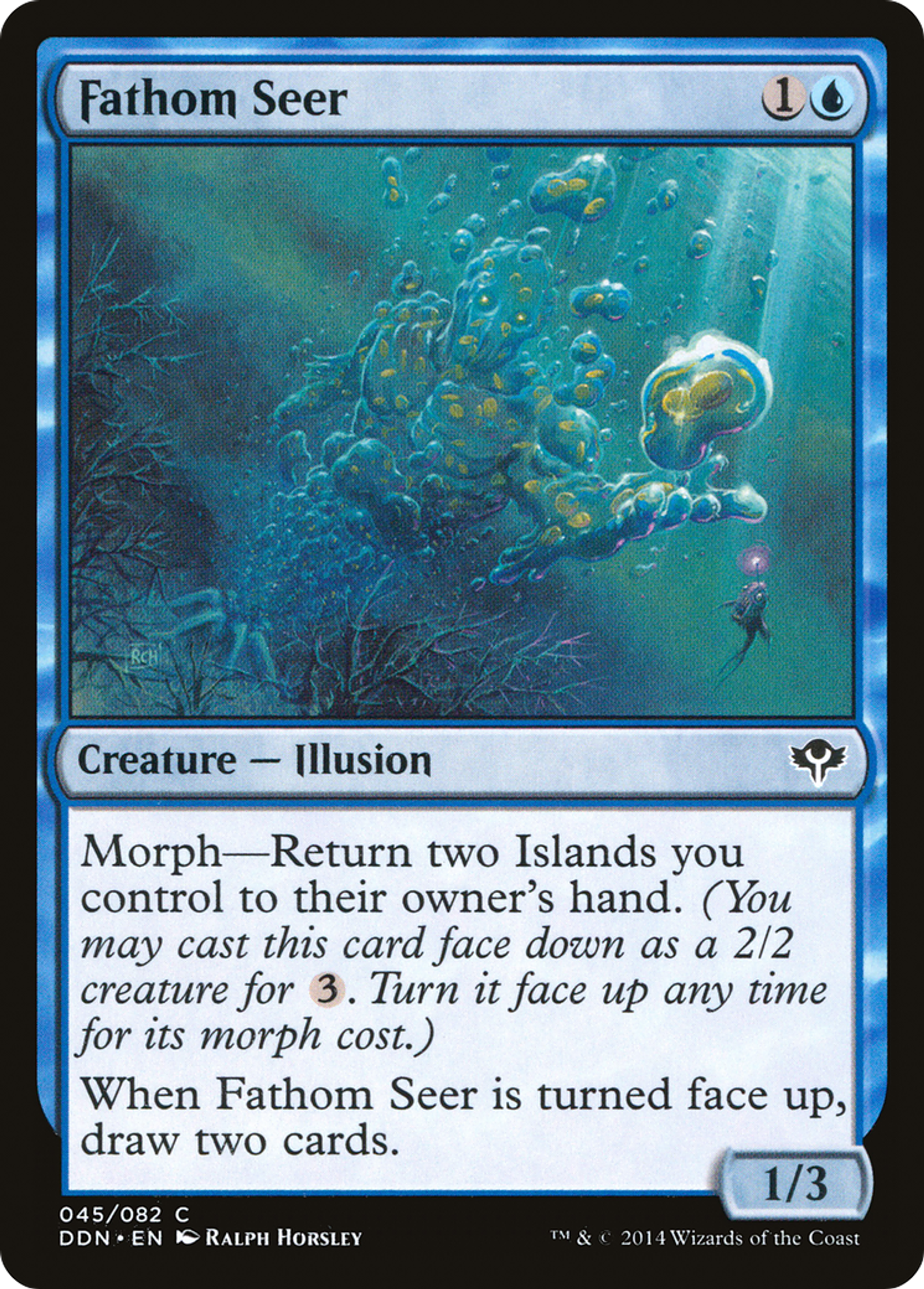 Fathom Seer — Duel Decks: Speed vs. Cunning — Magic: The Gathering