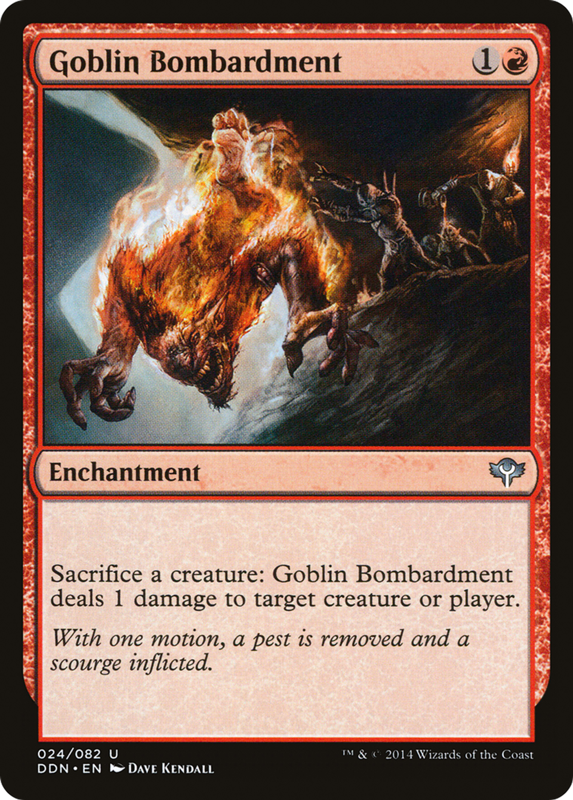 Goblin Bombardment — Duel Decks: Speed vs. Cunning — Magic: The Gathering