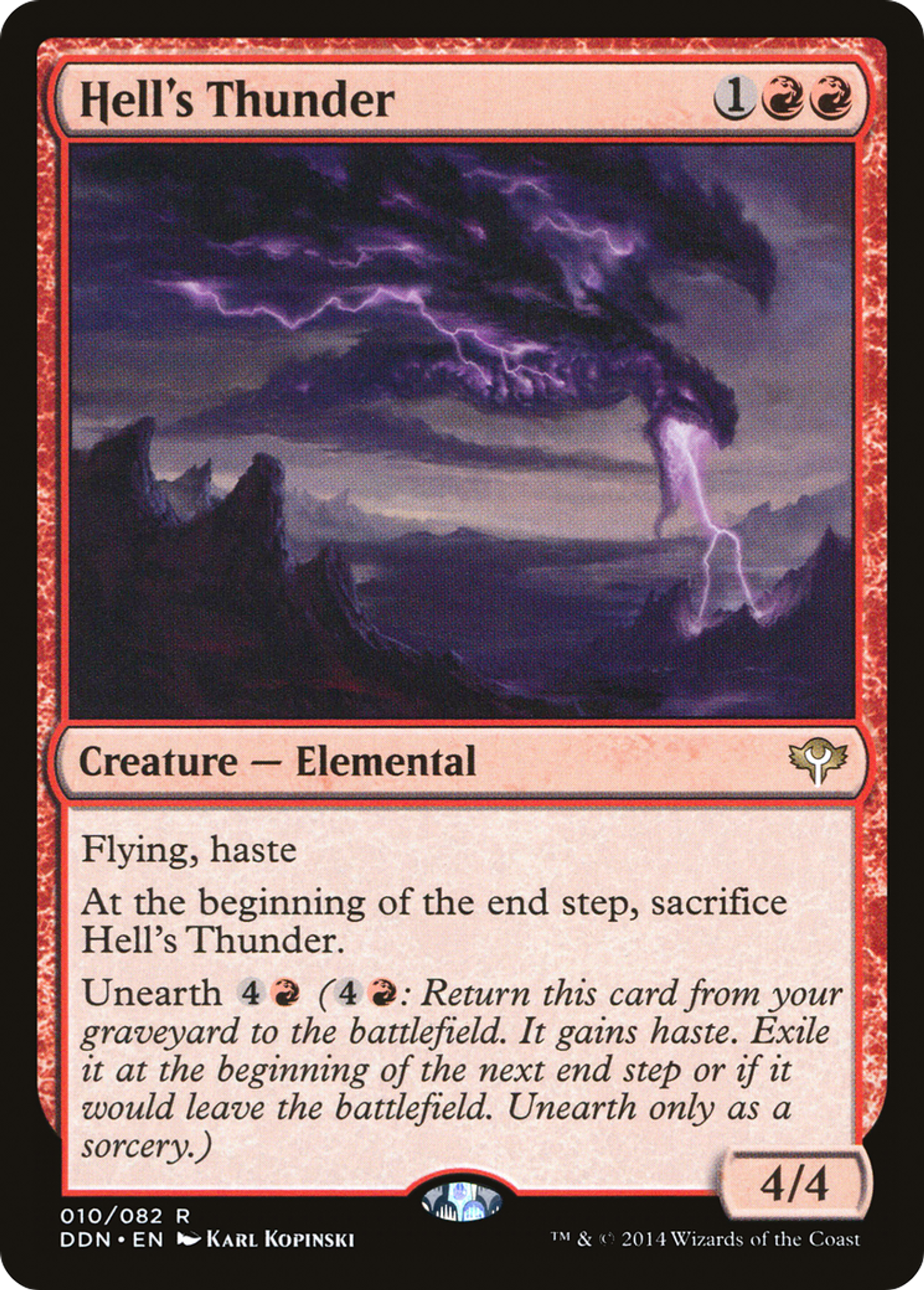 Hell's Thunder — Duel Decks: Speed vs. Cunning — Magic: The Gathering