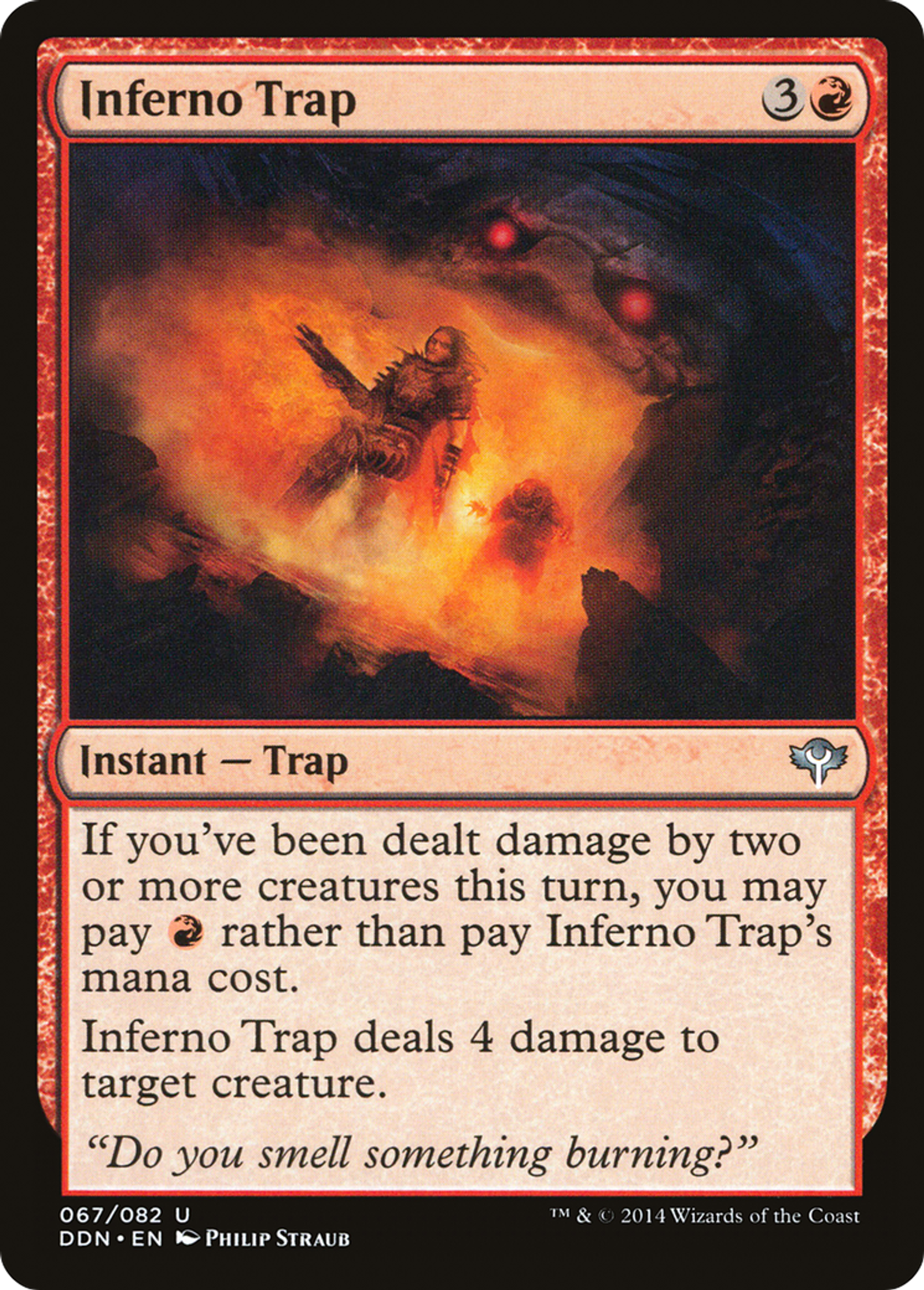 Inferno Trap — Duel Decks: Speed vs. Cunning — Magic: The Gathering