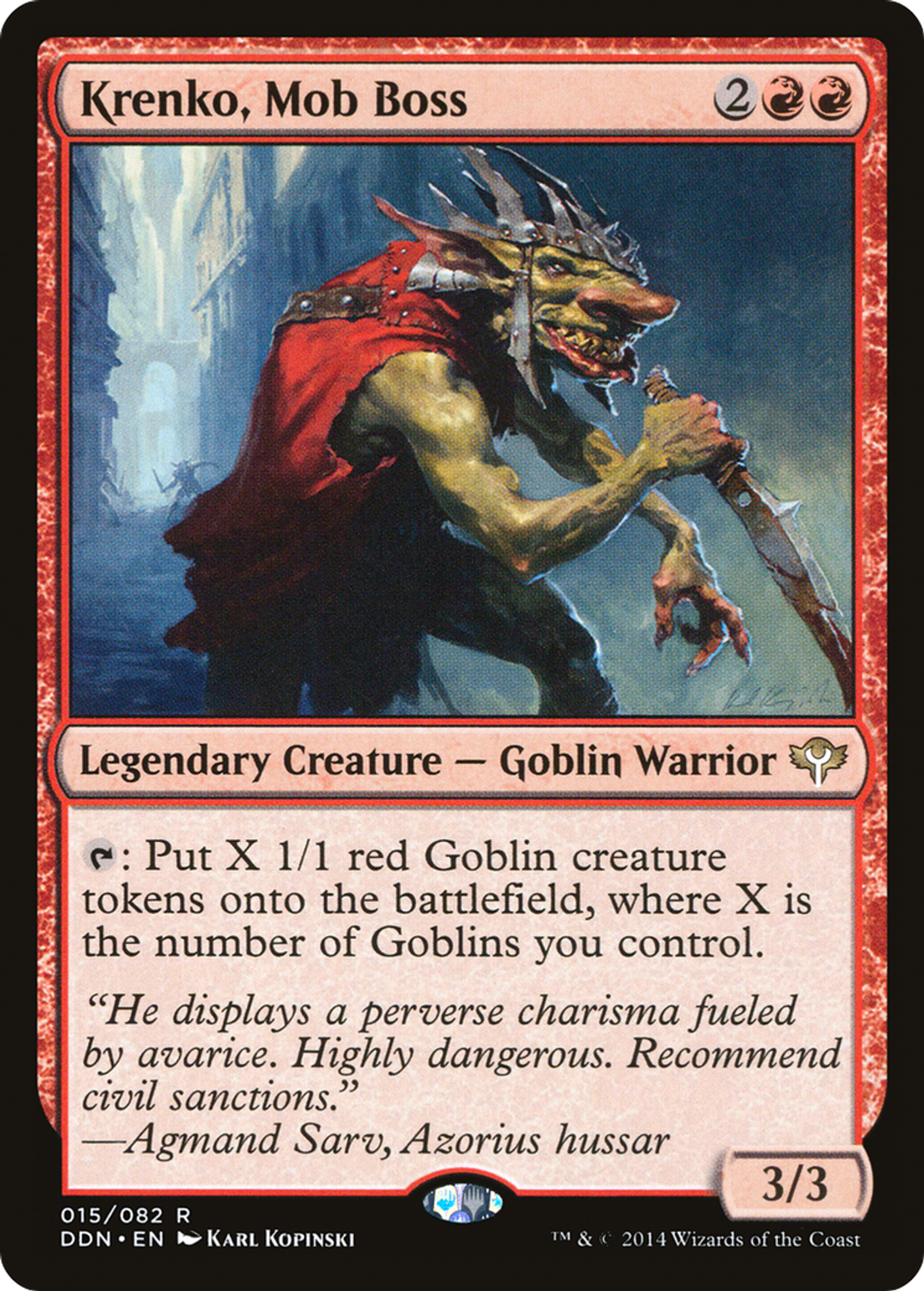 Krenko, Mob Boss — Duel Decks: Speed vs. Cunning — Magic: The Gathering