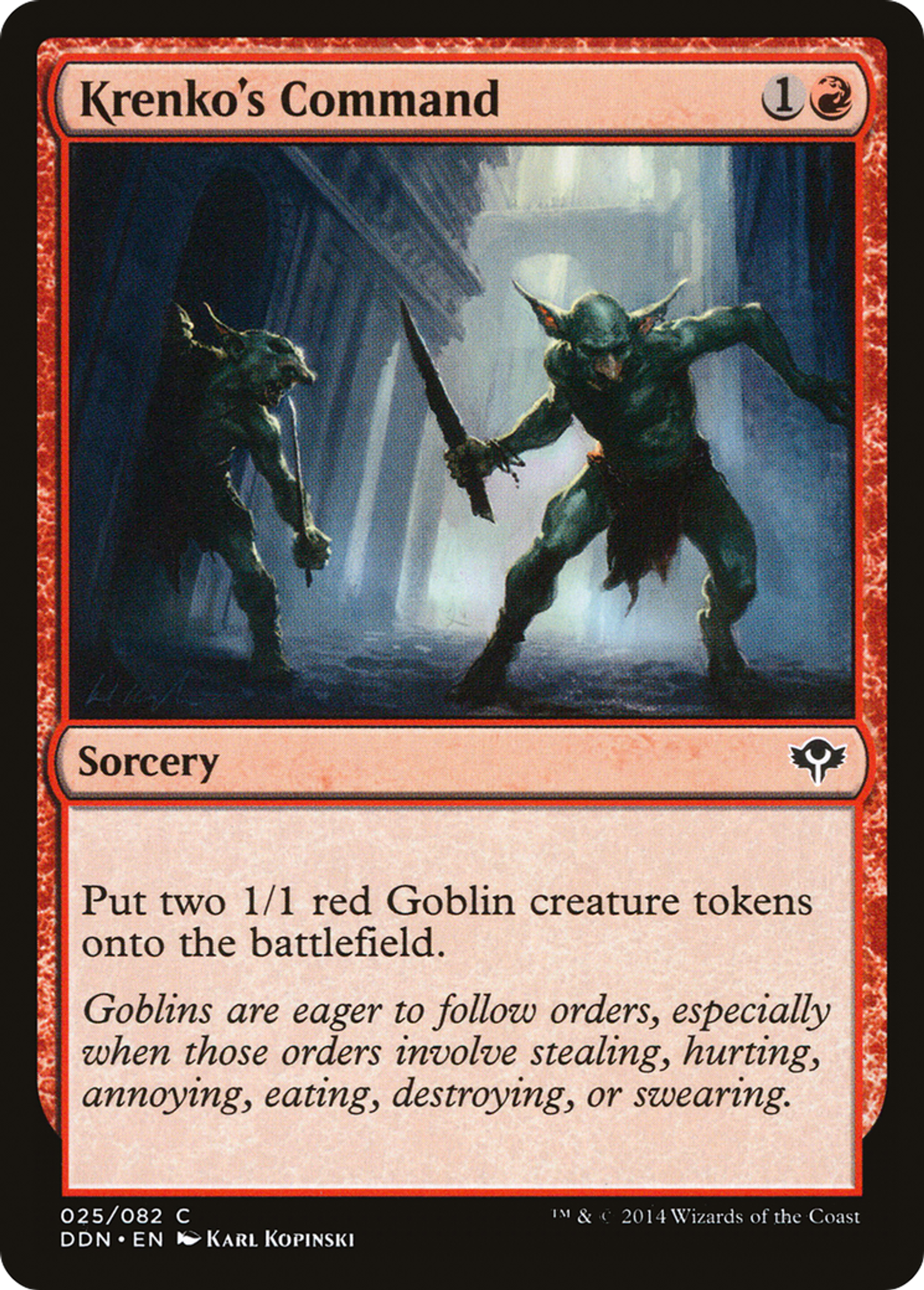 Krenko's Command — Duel Decks: Speed vs. Cunning — Magic: The Gathering