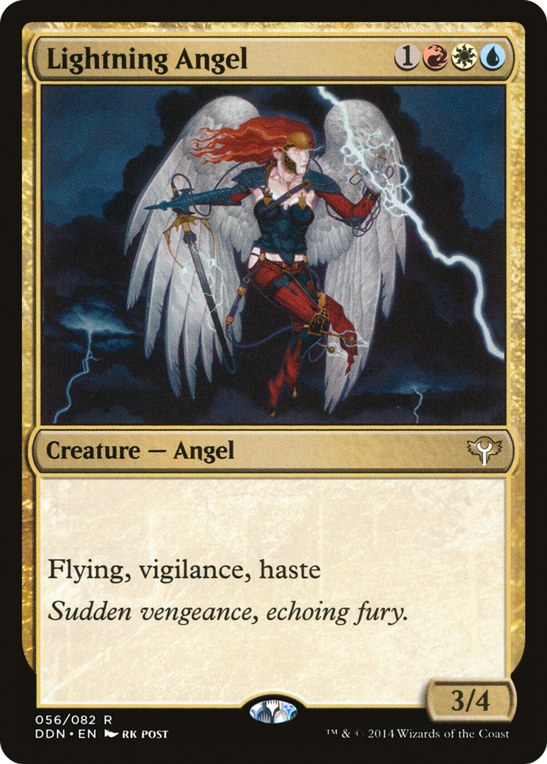 Lightning Angel — Duel Decks: Speed vs. Cunning — Magic: The Gathering