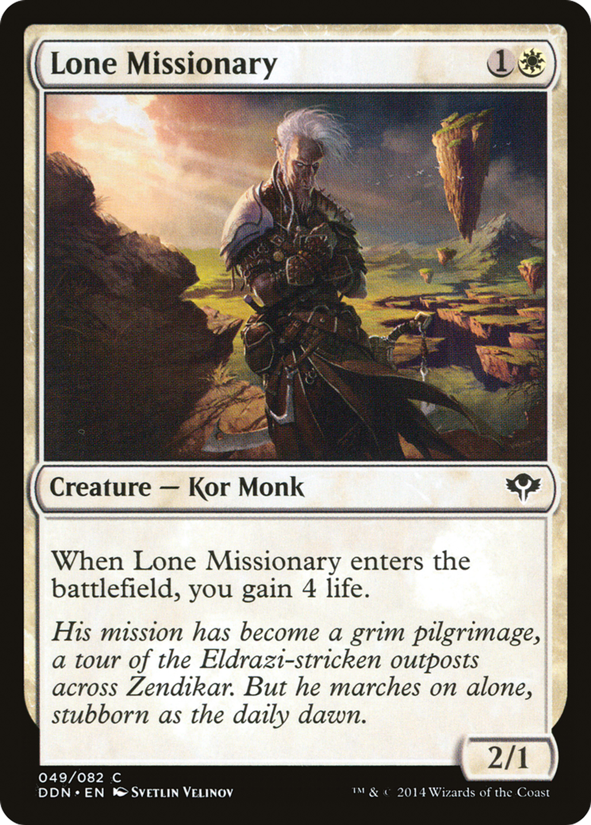 Lone Missionary — Duel Decks: Speed vs. Cunning — Magic: The Gathering