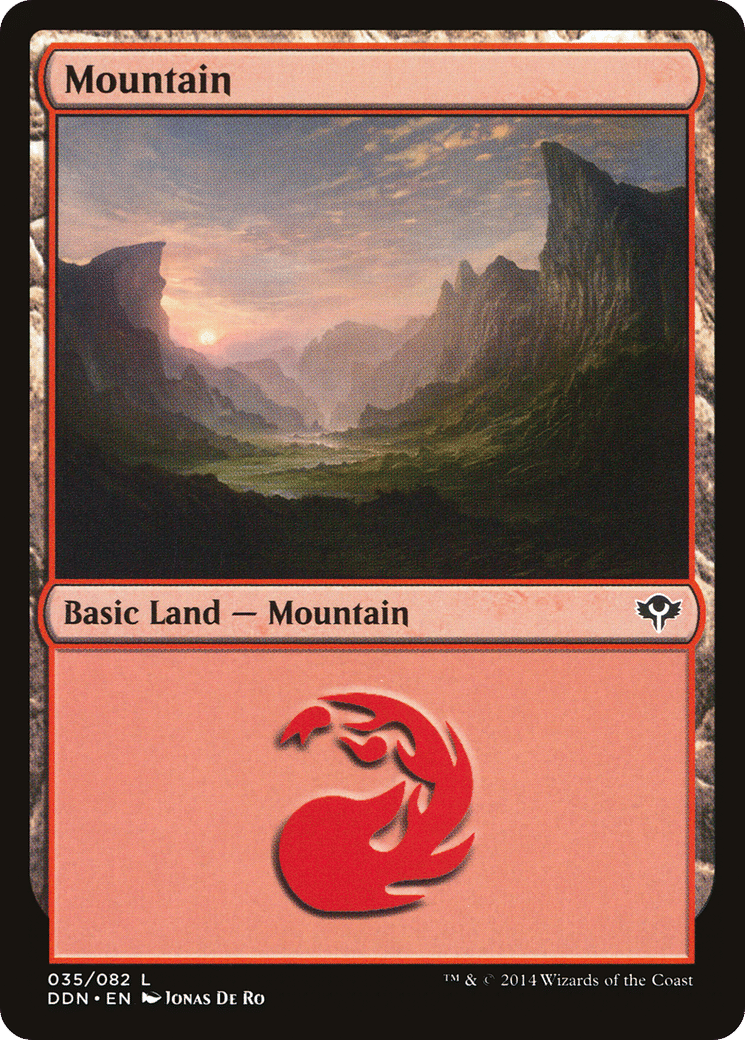 Mountain — Duel Decks: Speed vs. Cunning — Magic: The Gathering