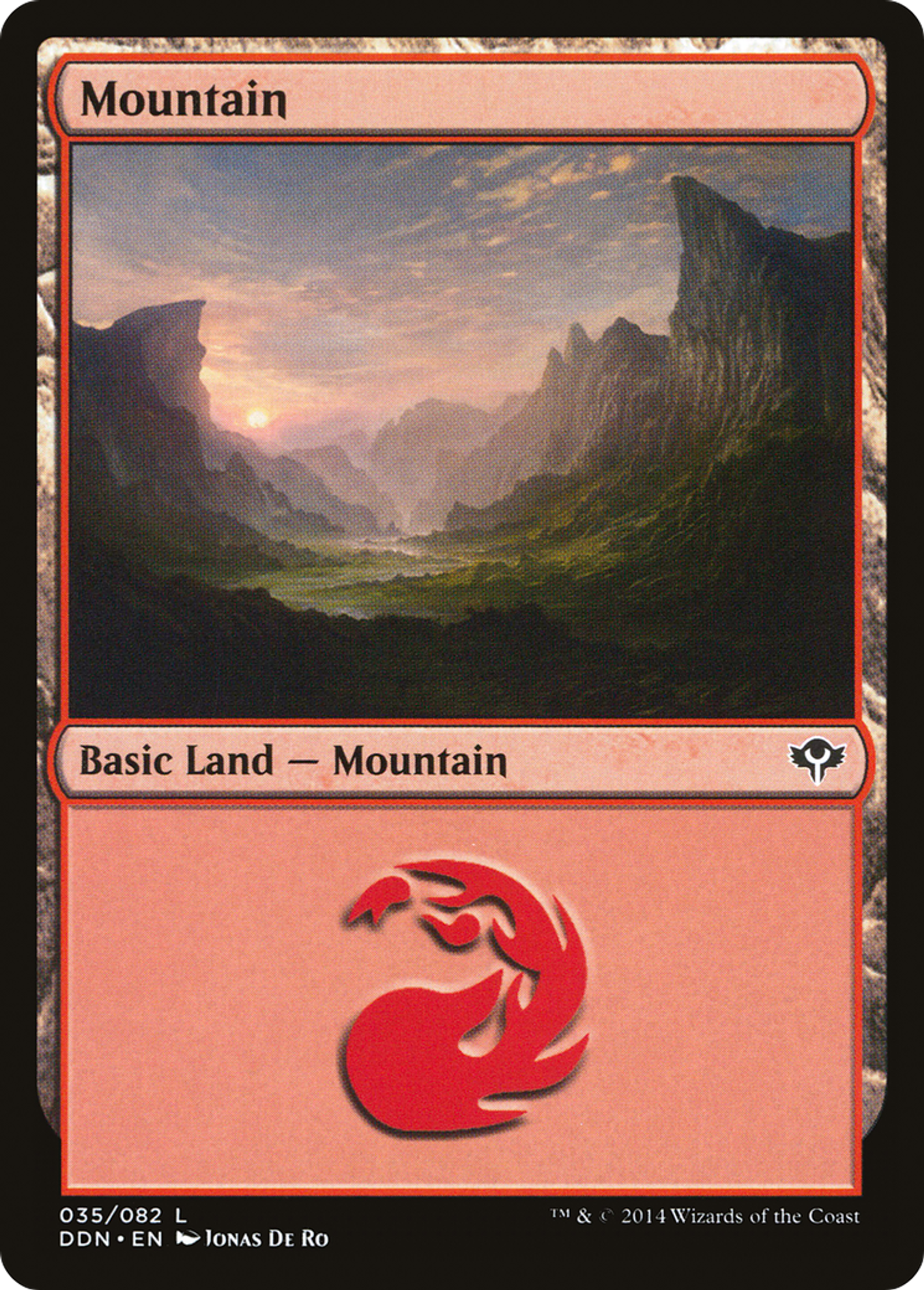 Mountain — Duel Decks: Speed vs. Cunning — Magic: The Gathering