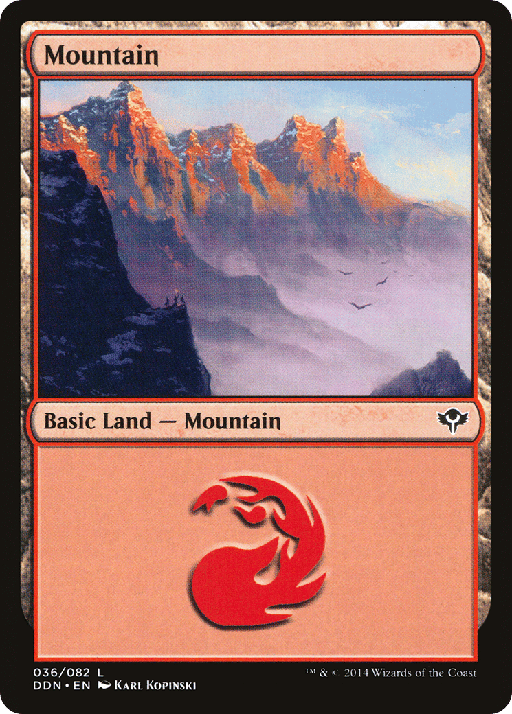 Mountain — Duel Decks: Speed vs. Cunning — Magic: The Gathering