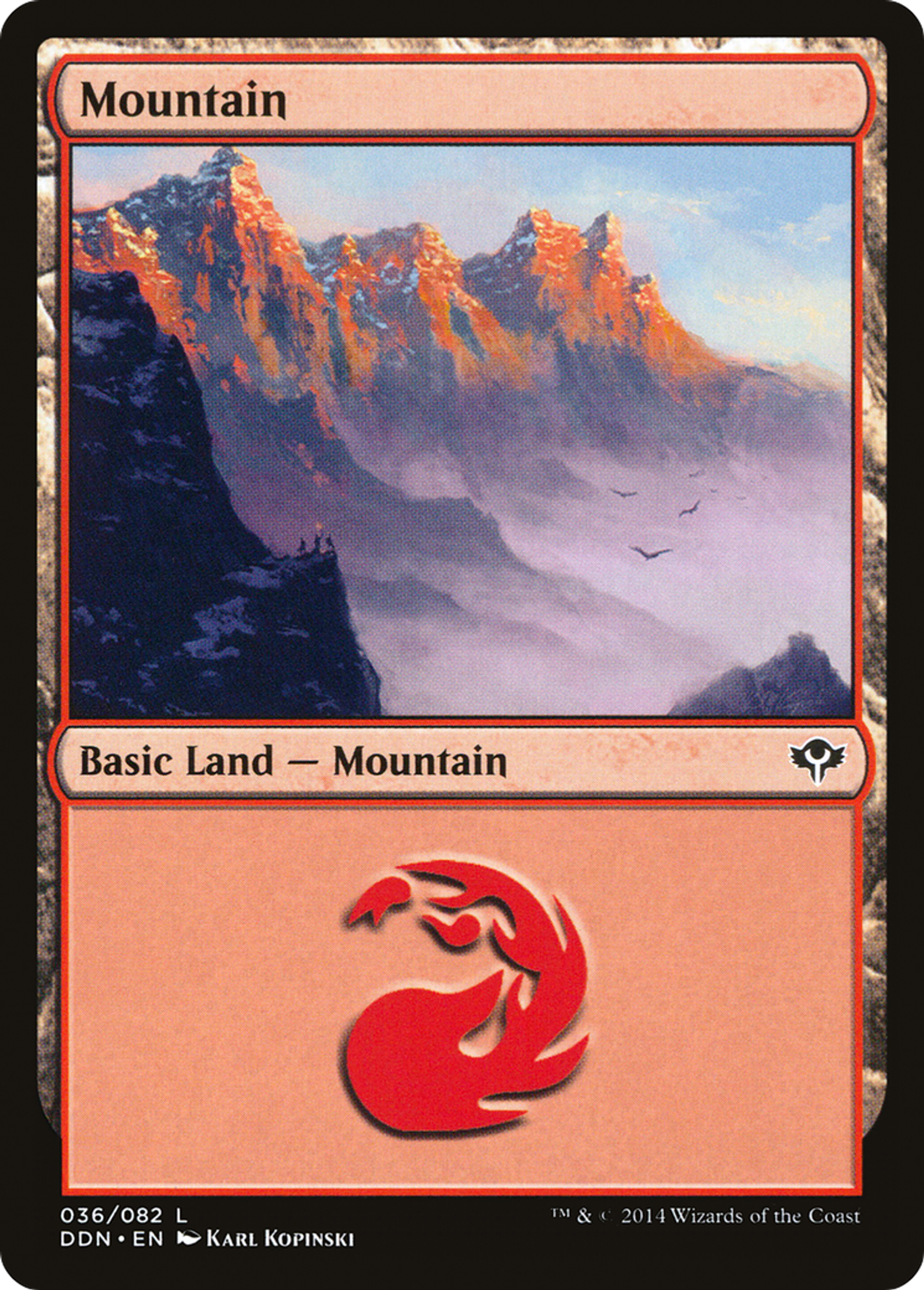 Mountain — Duel Decks: Speed vs. Cunning — Magic: The Gathering