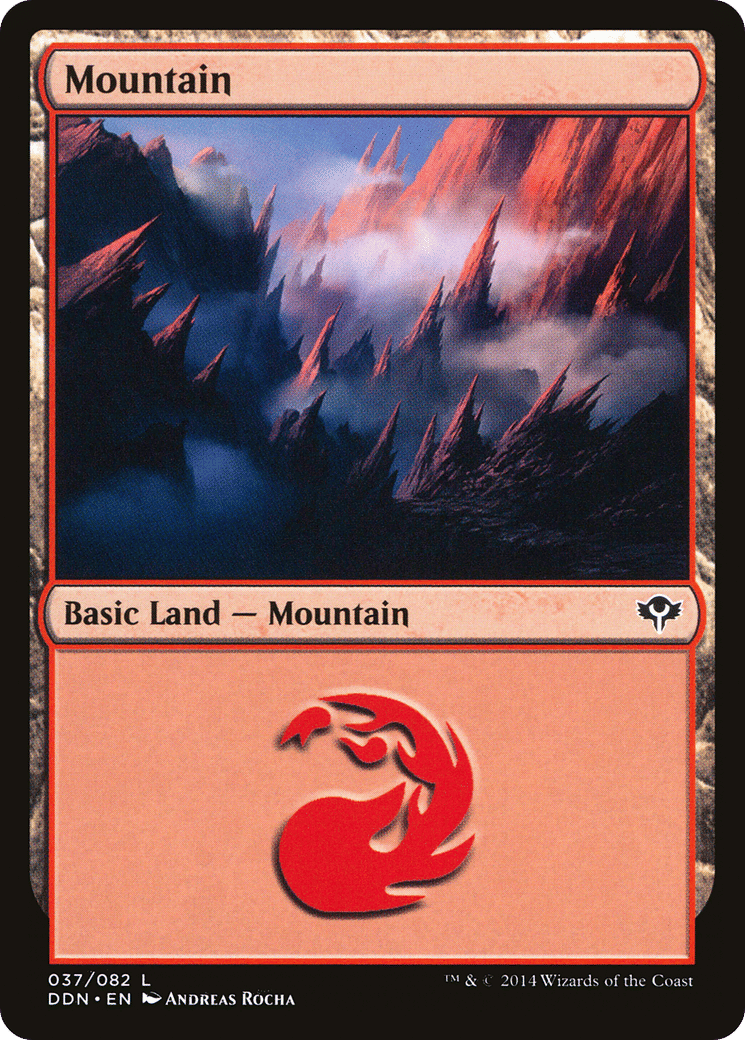 Mountain — Duel Decks: Speed vs. Cunning — Magic: The Gathering