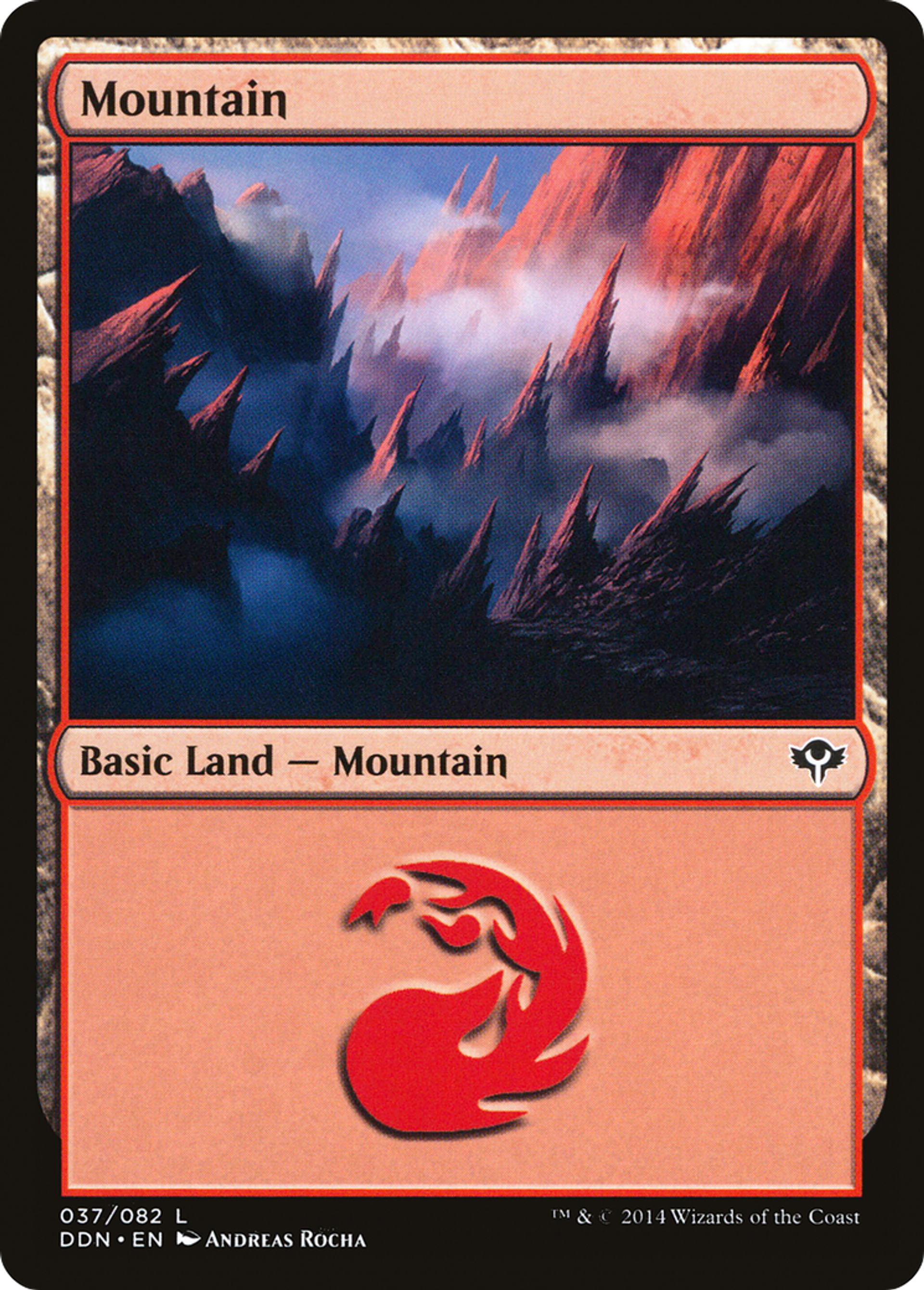 Mountain — Duel Decks: Speed vs. Cunning — Magic: The Gathering