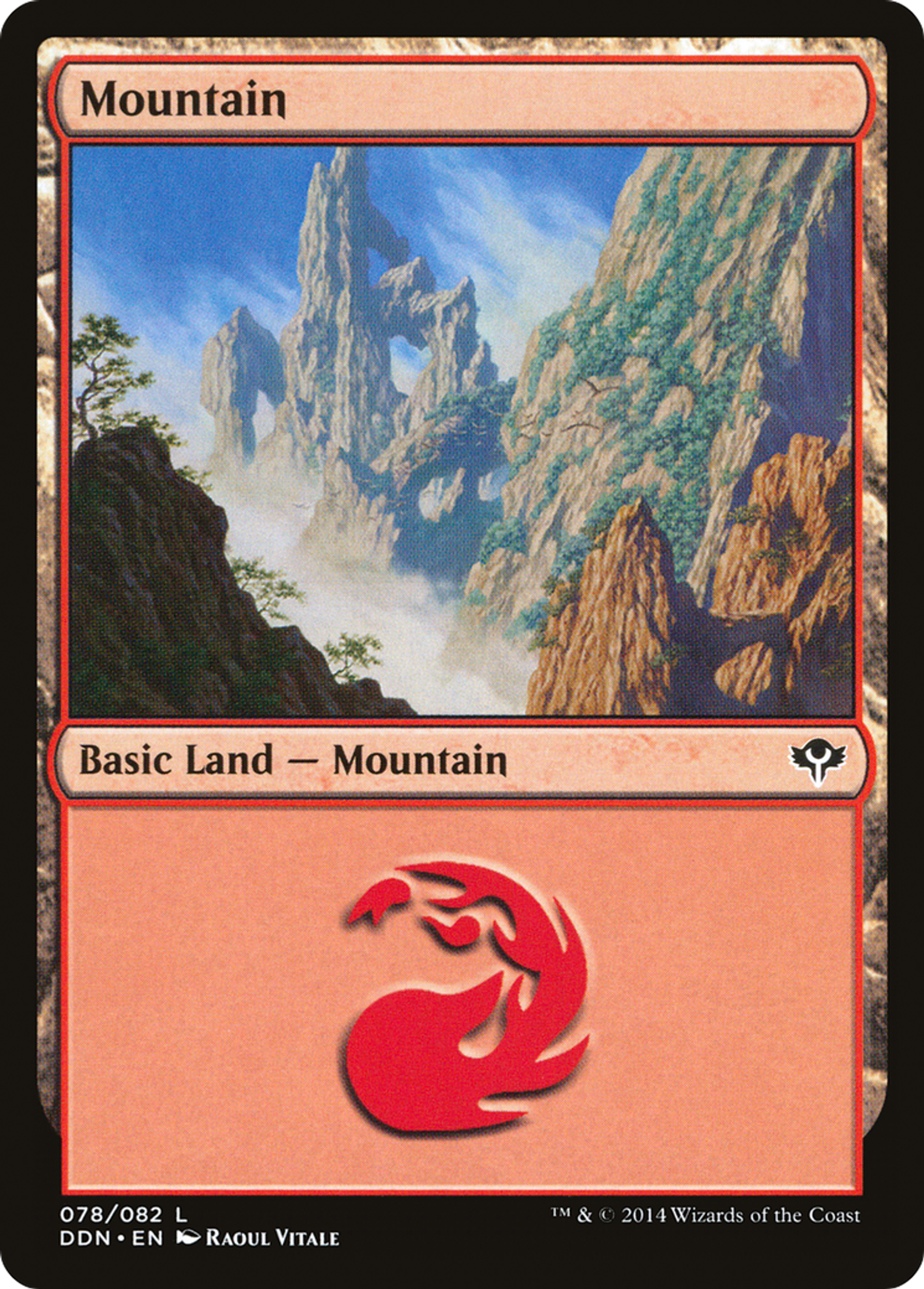 Mountain — Duel Decks: Speed vs. Cunning — Magic: The Gathering