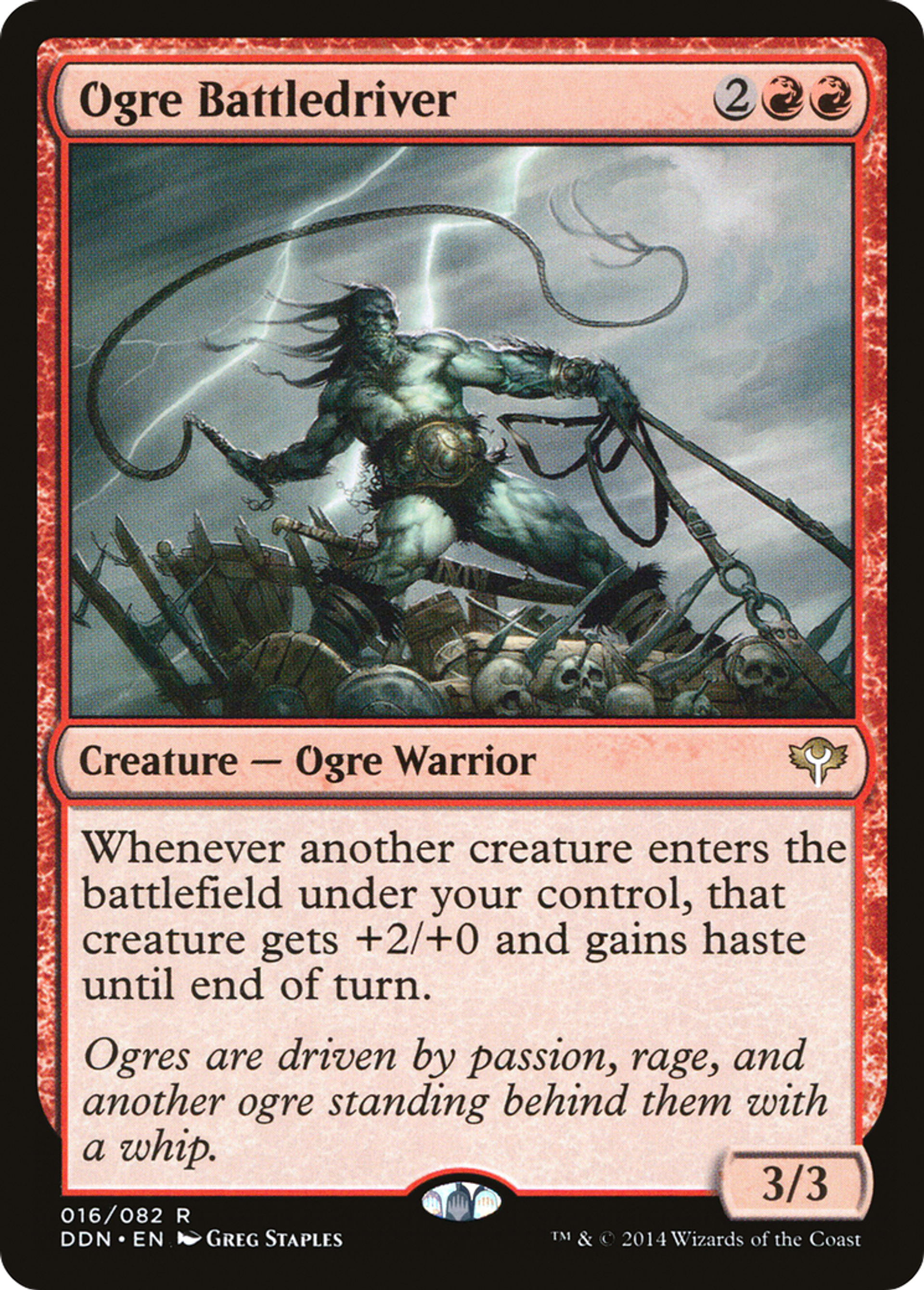 Ogre Battledriver — Duel Decks: Speed vs. Cunning — Magic: The Gathering