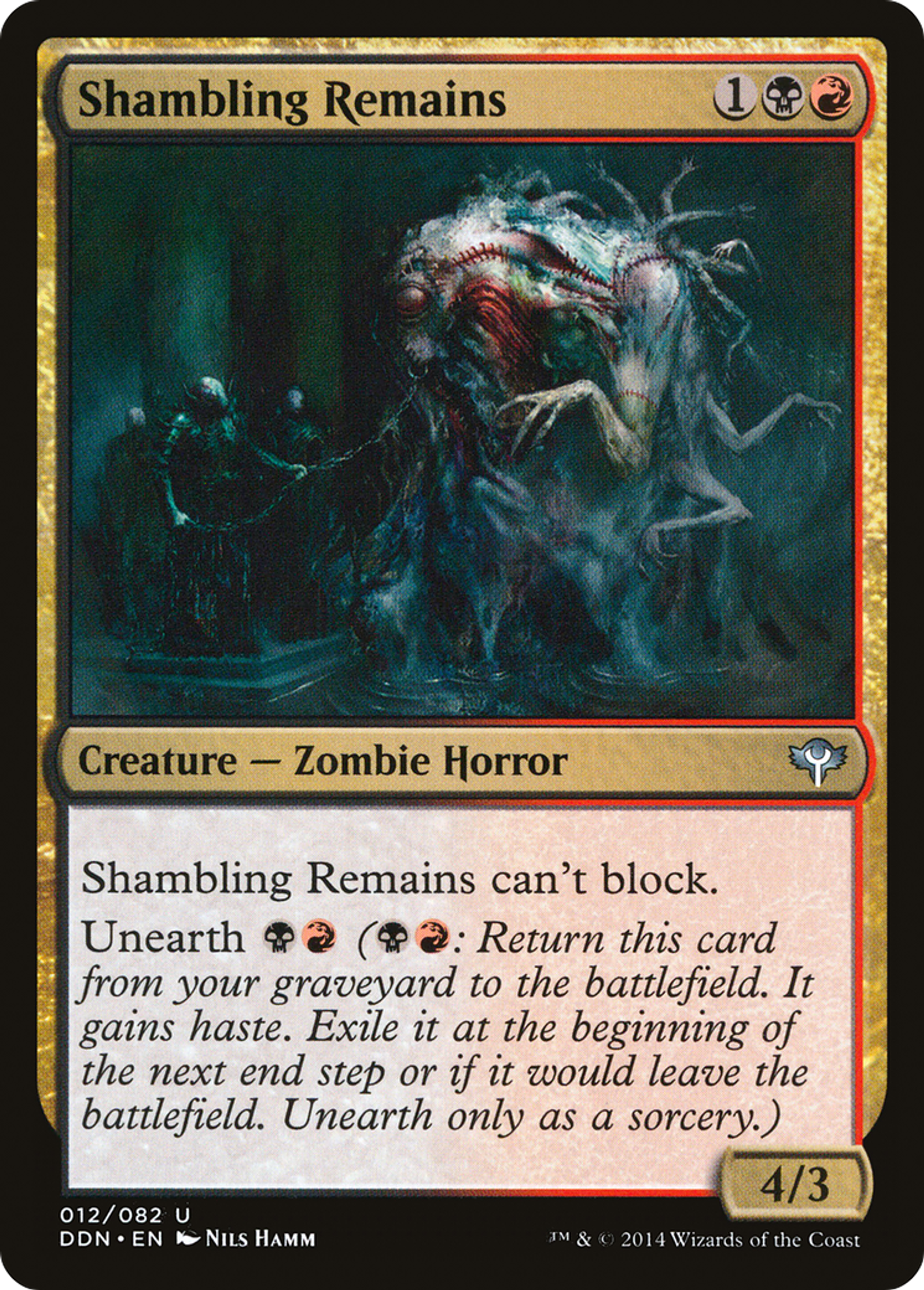 Shambling Remains — Duel Decks: Speed vs. Cunning — Magic: The Gathering