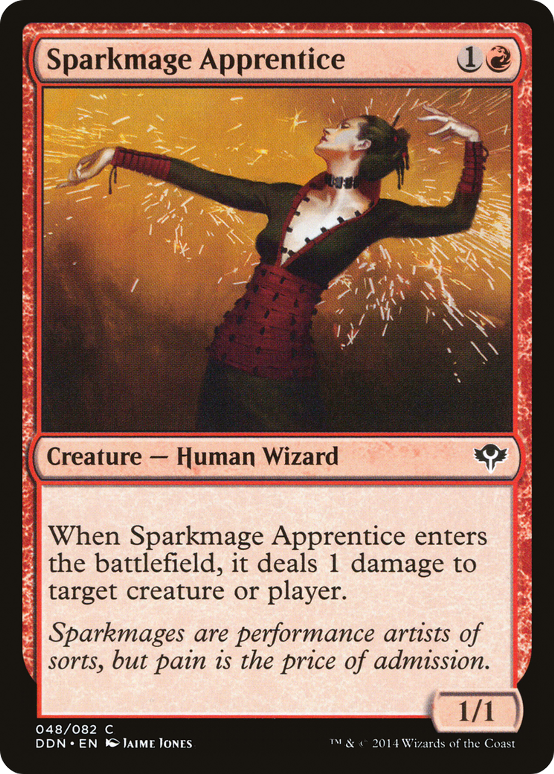 Sparkmage Apprentice — Duel Decks: Speed vs. Cunning — Magic: The Gathering