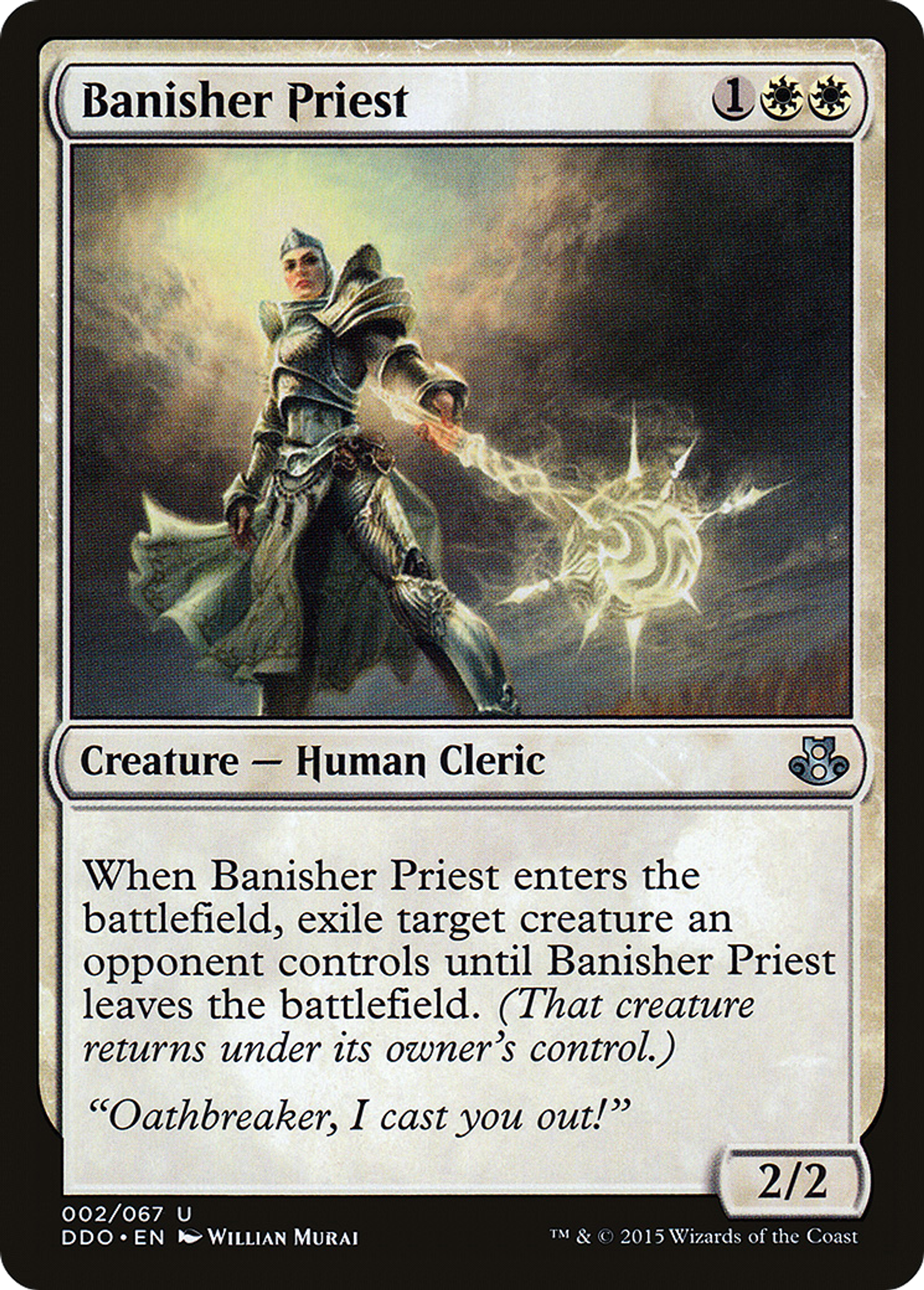 Prêtresse bannisseuse — Duel Decks: Elspeth vs. Kiora — Magic: The Gathering