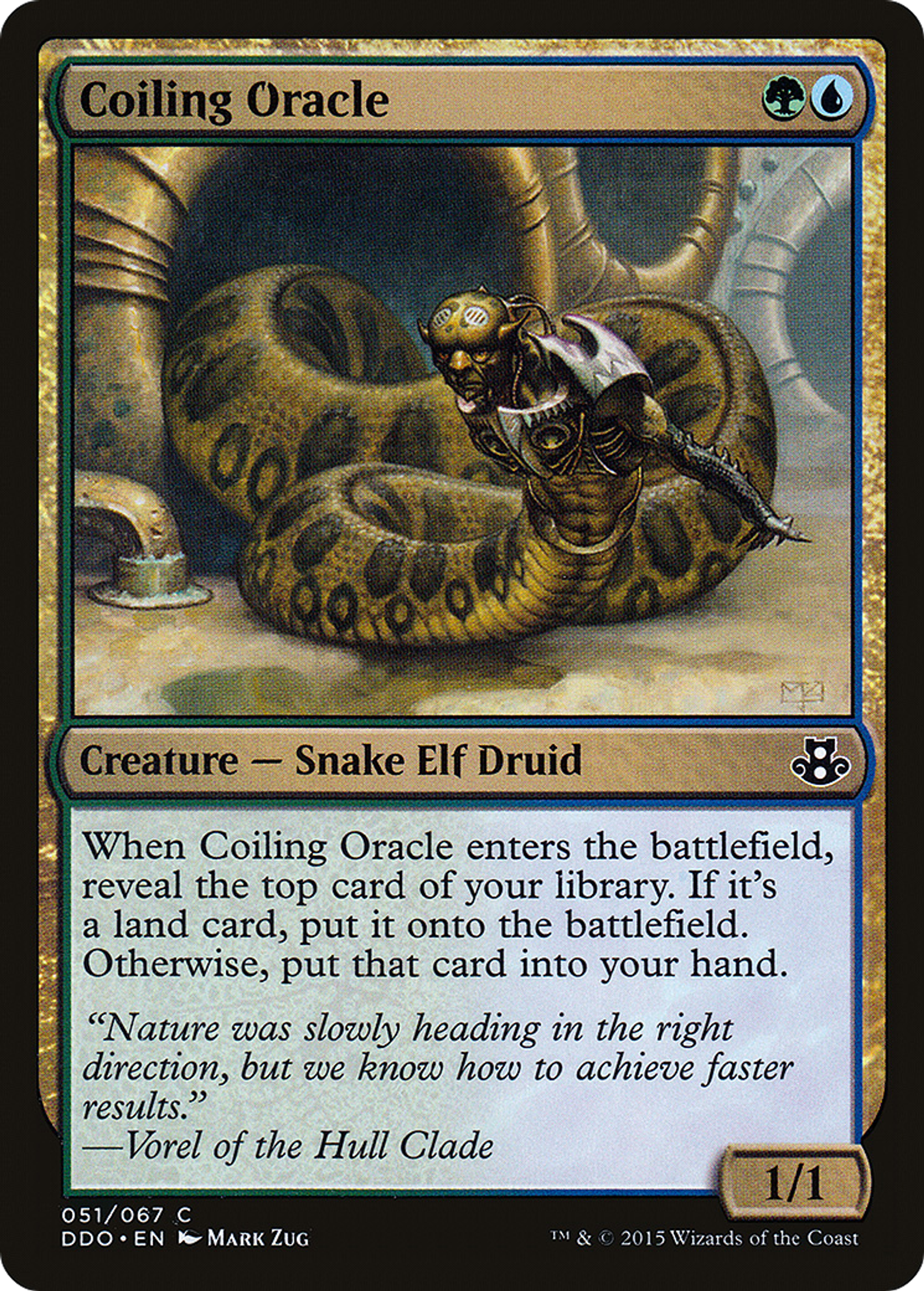 Oracle annelé — Duel Decks: Elspeth vs. Kiora — Magic: The Gathering